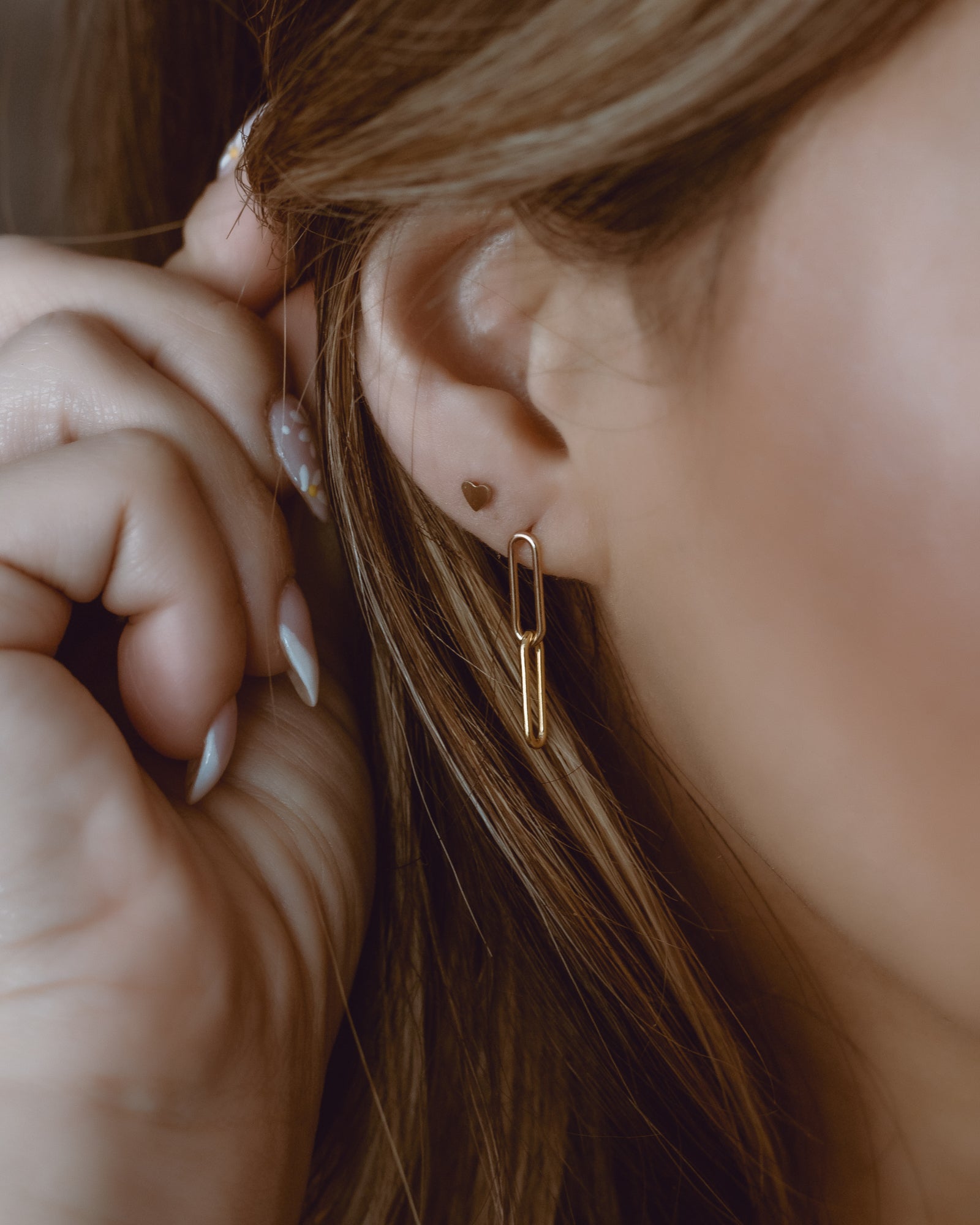 Haven Paperclip Earrings (Final Sale)