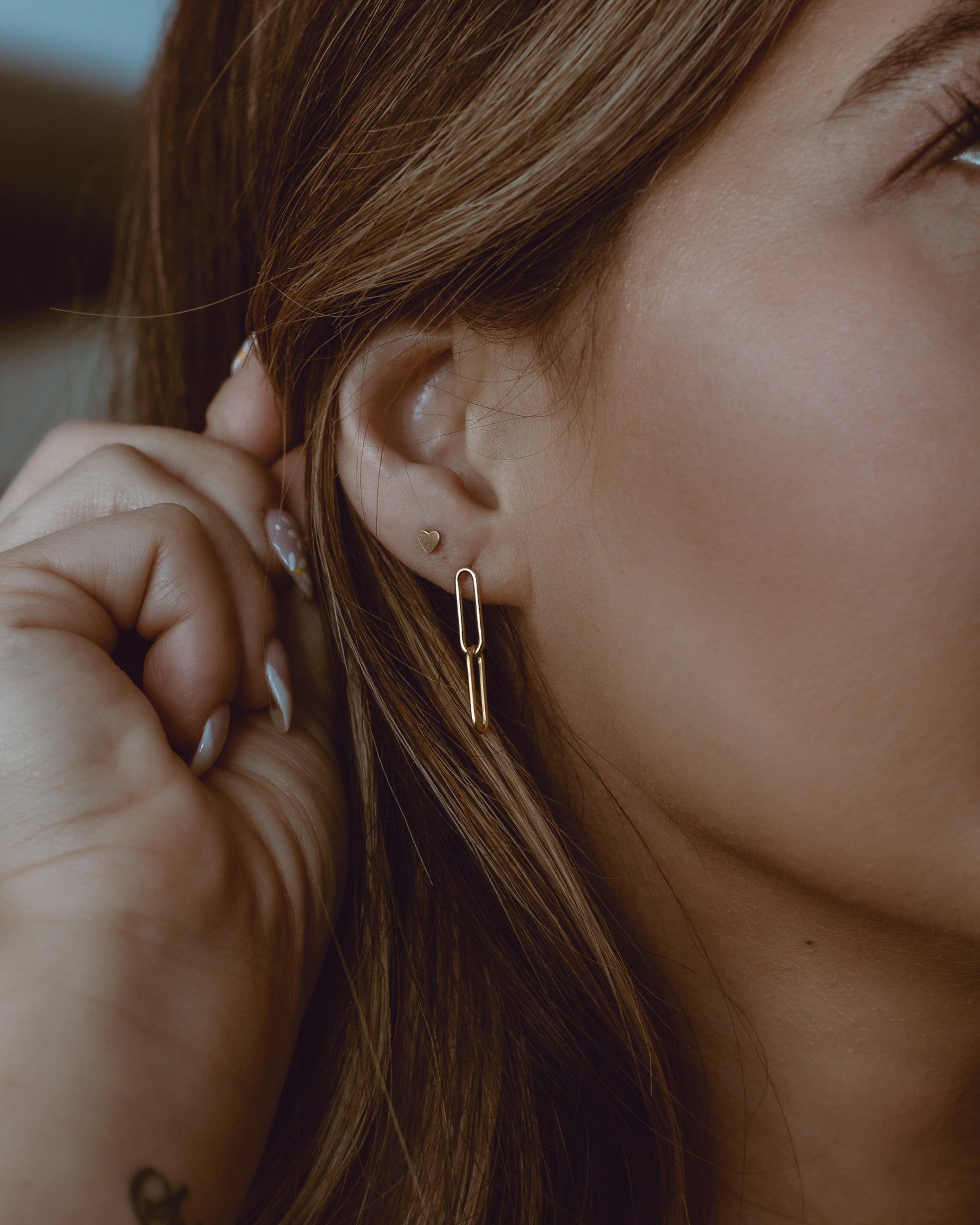 Haven Paperclip Earrings (Final Sale)