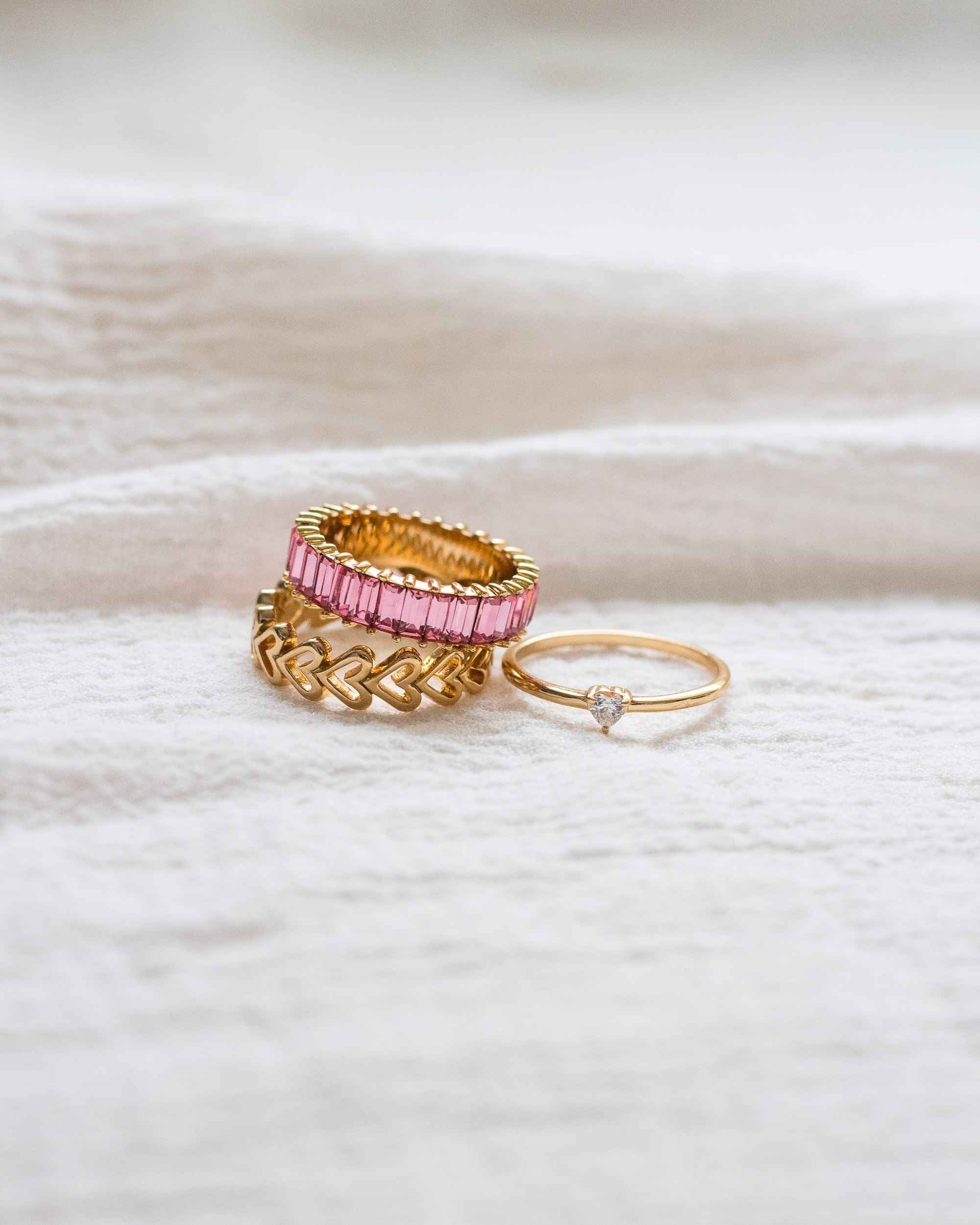 Vivian Heart Band Ring (Final Sale)