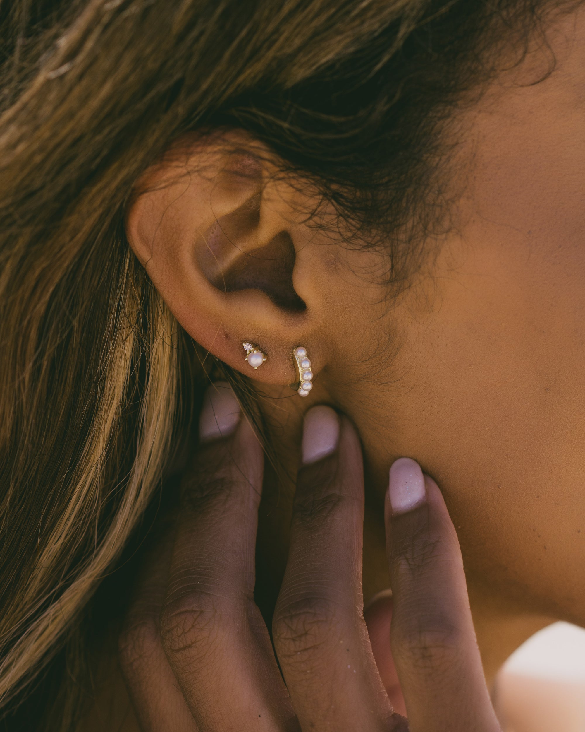 Held Stud Earrings (Final Sale)