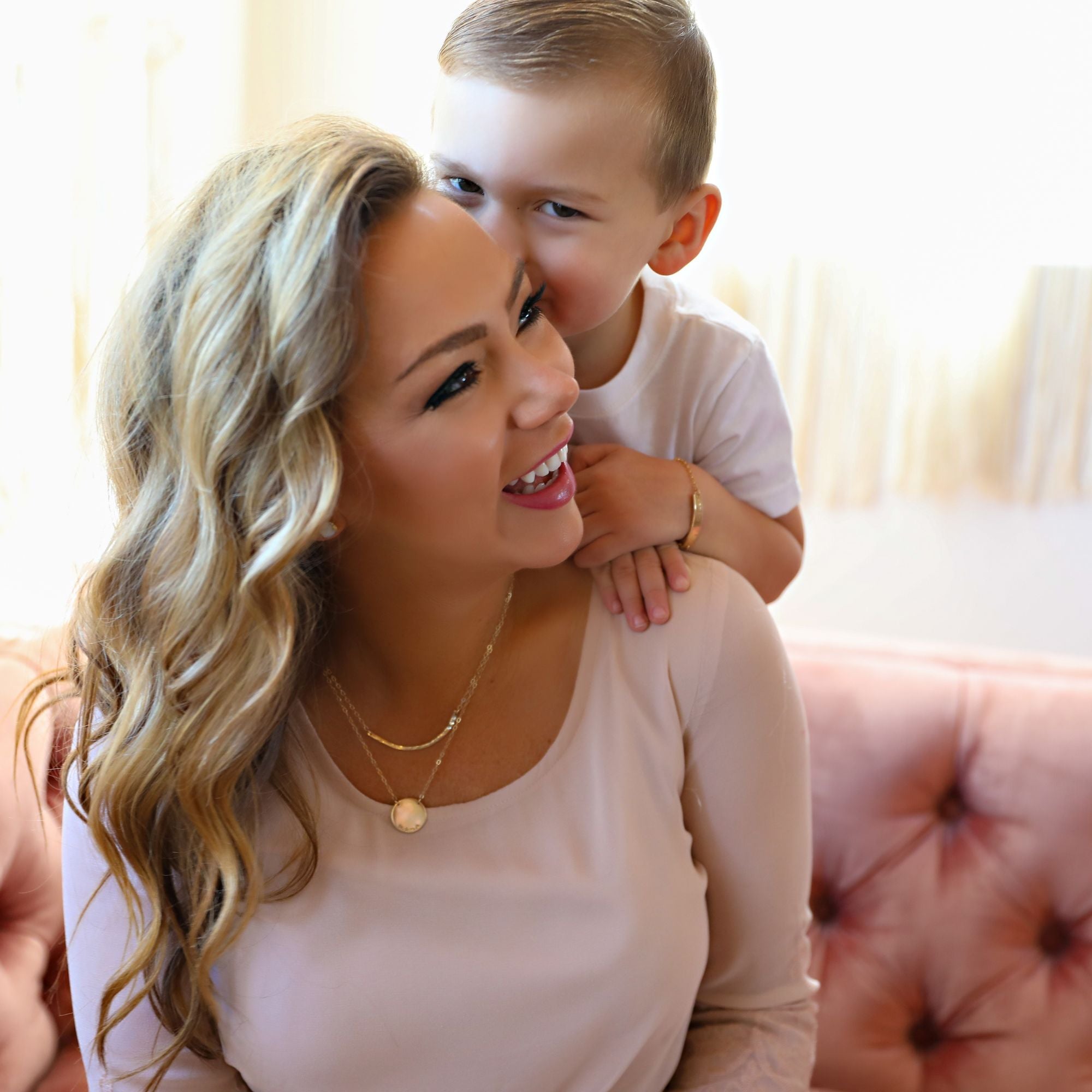 Kaylyn Disc 19mm Necklace