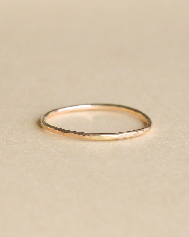Hammered Stacking Ring (Final Sale)