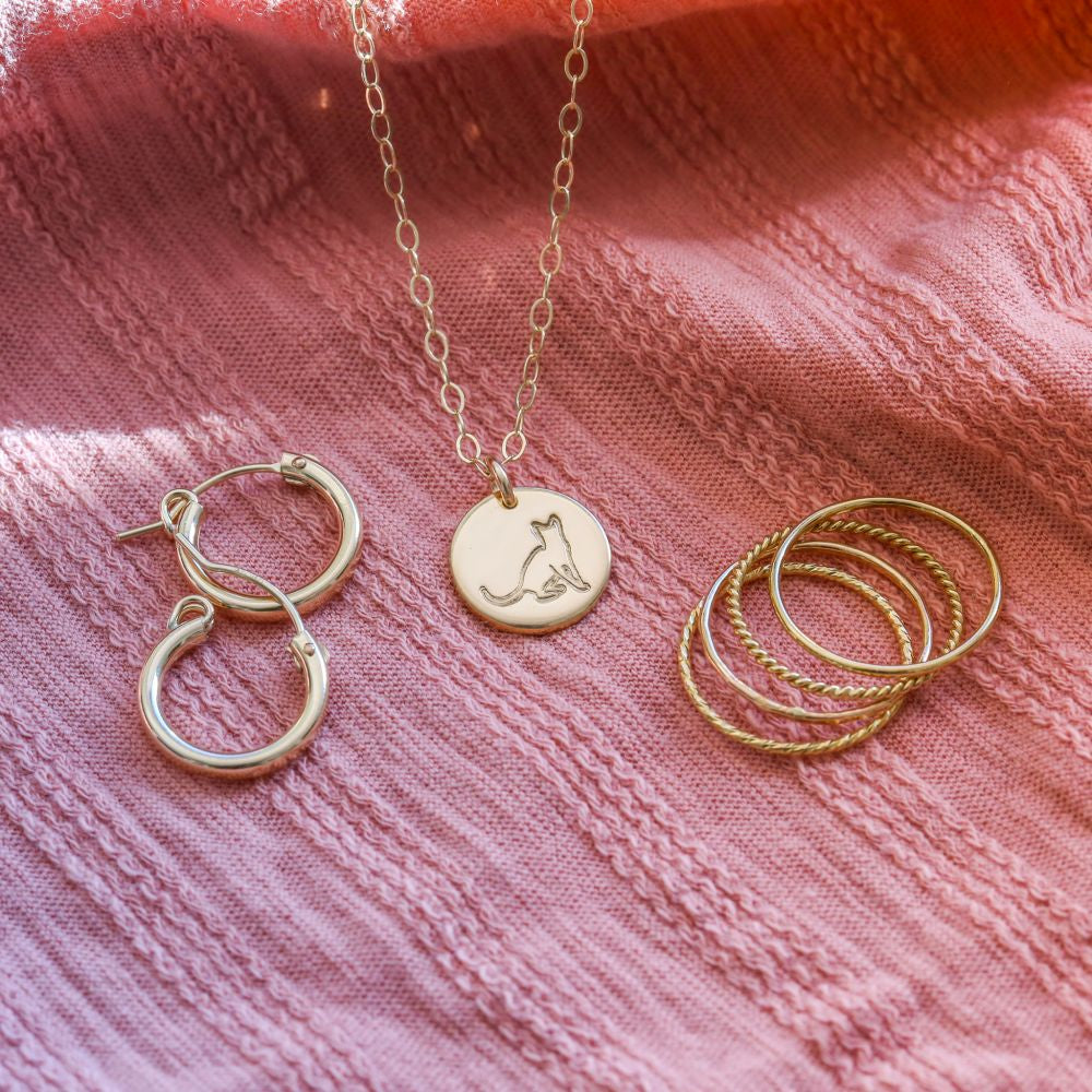 Sydney 15mm Hoop Earrings (Final Sale)