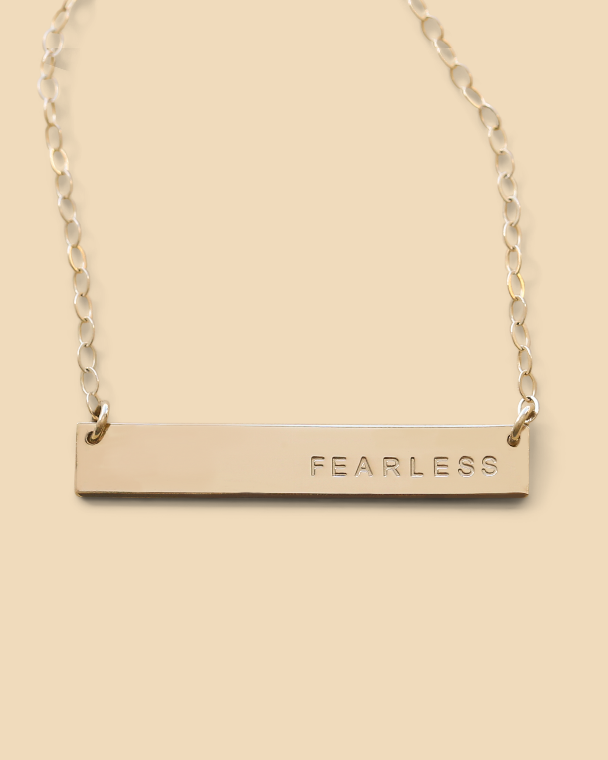 FEARLESS • Classic Bar Necklace