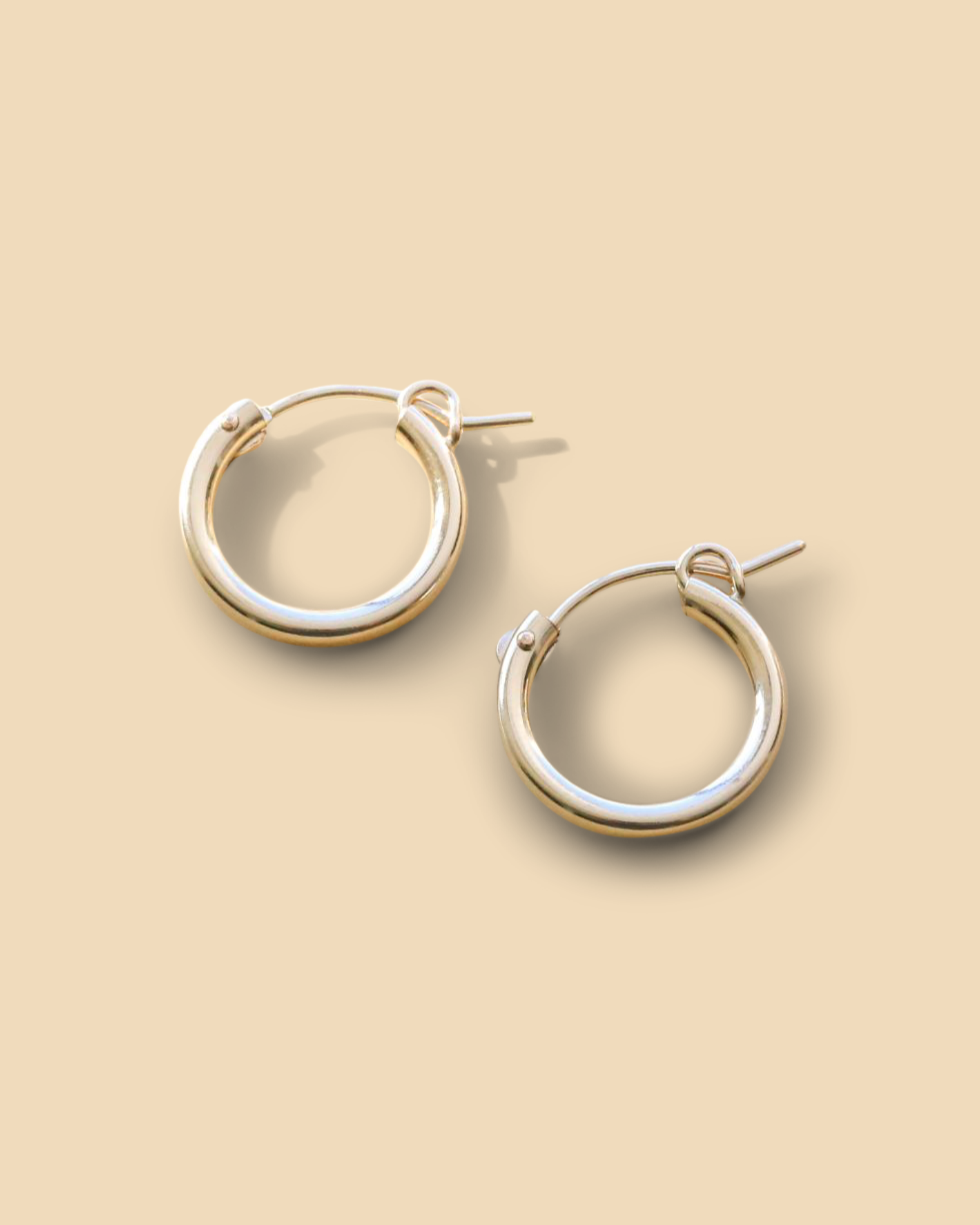 Sydney 15mm Hoop Earrings (Final Sale)