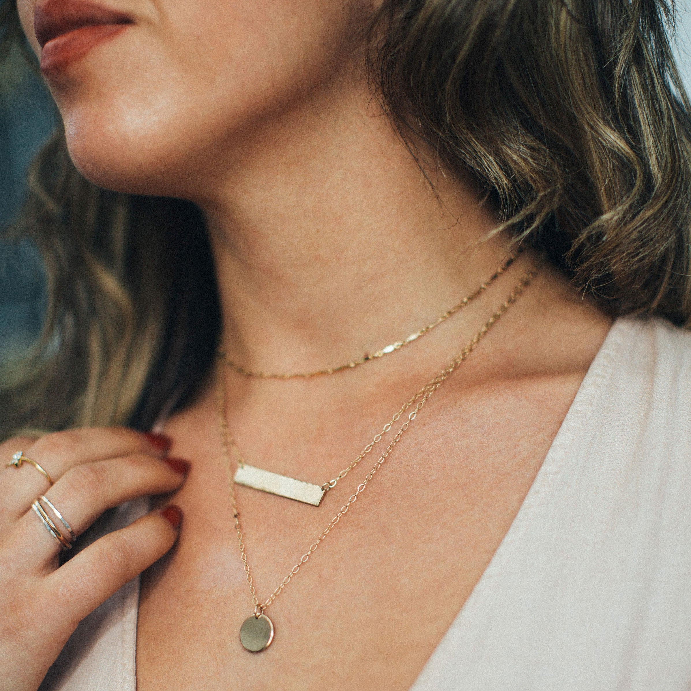 FEARLESS • Classic Bar Necklace