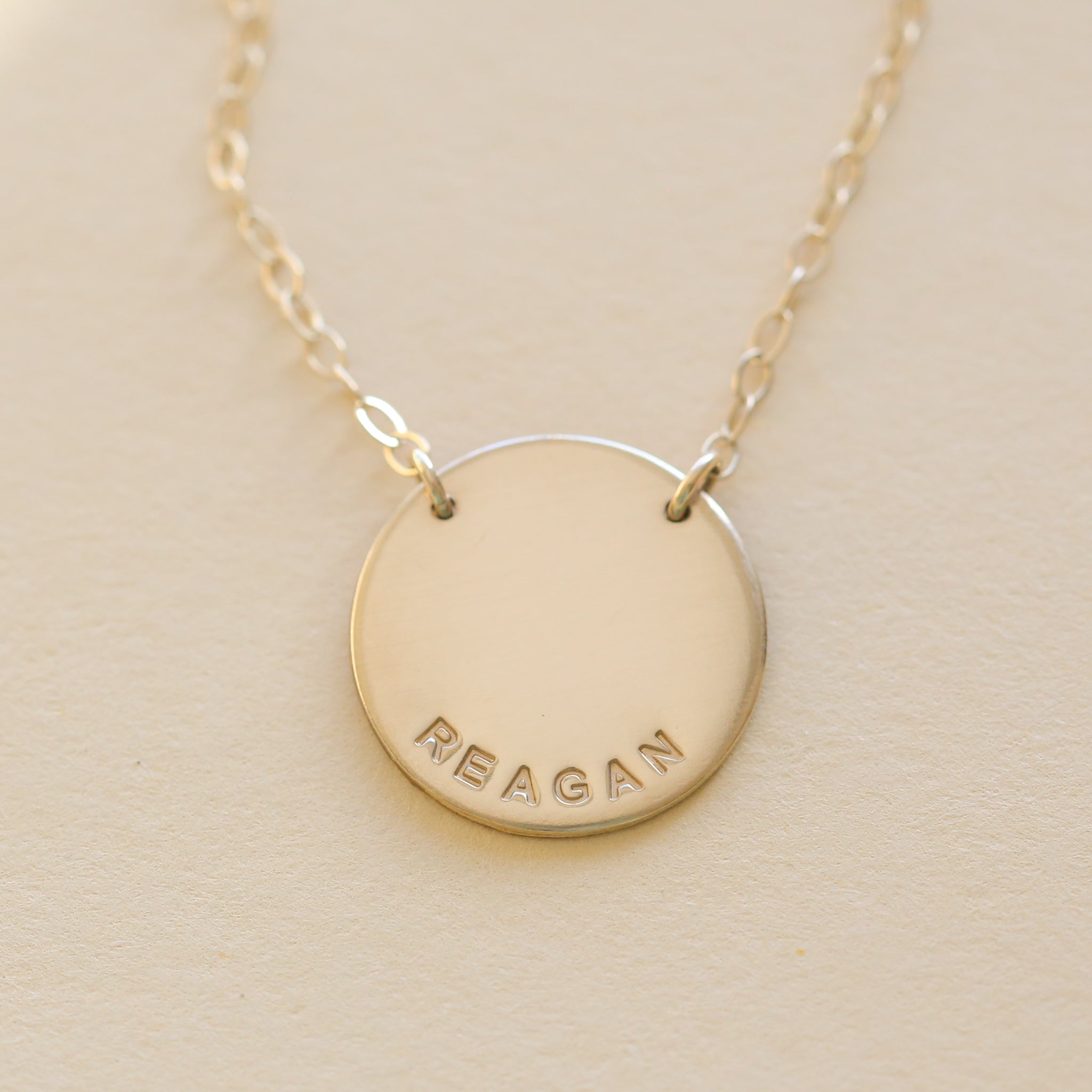 Kaylyn Disc 19mm Necklace