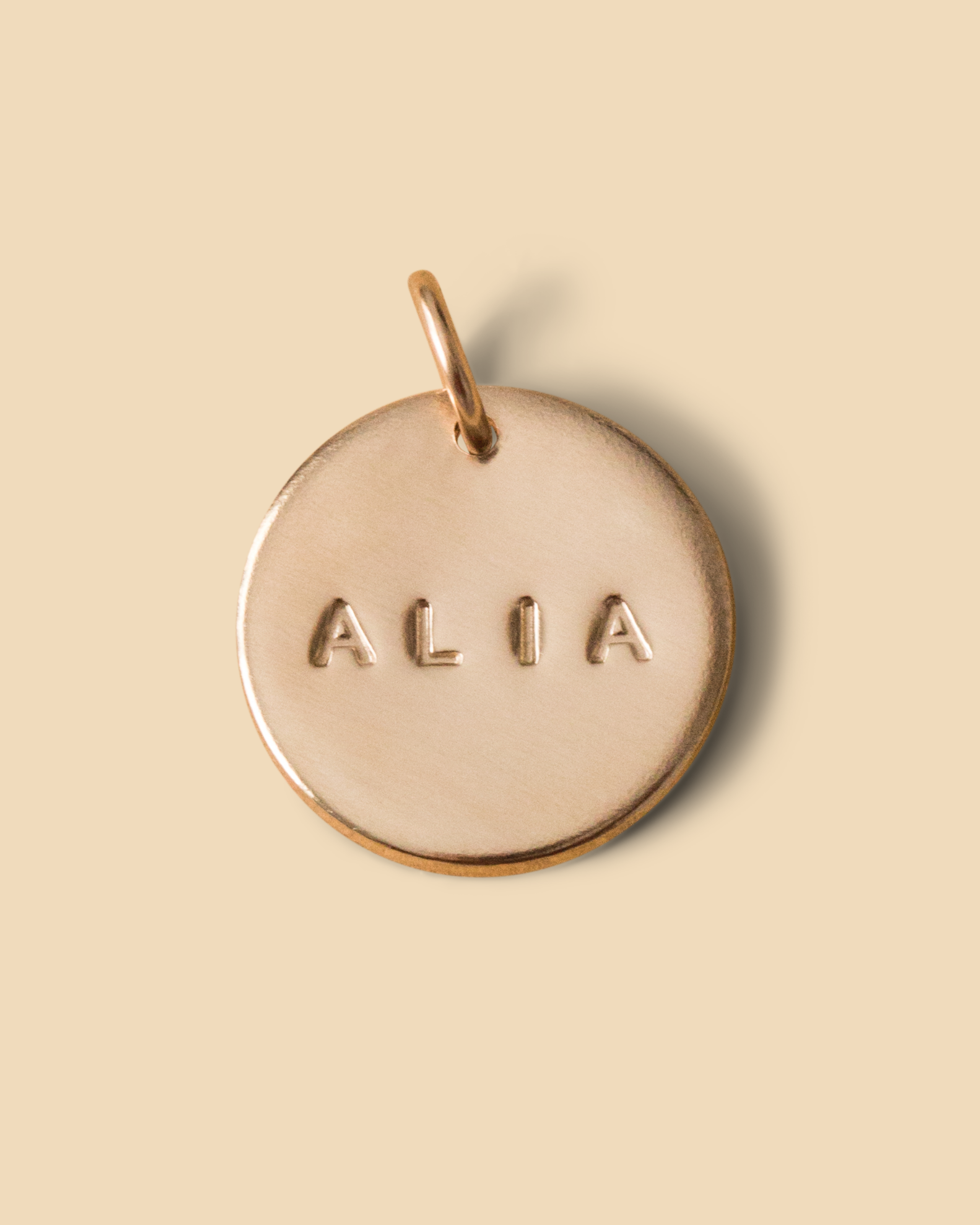 13mm Personalized Disc Pendant