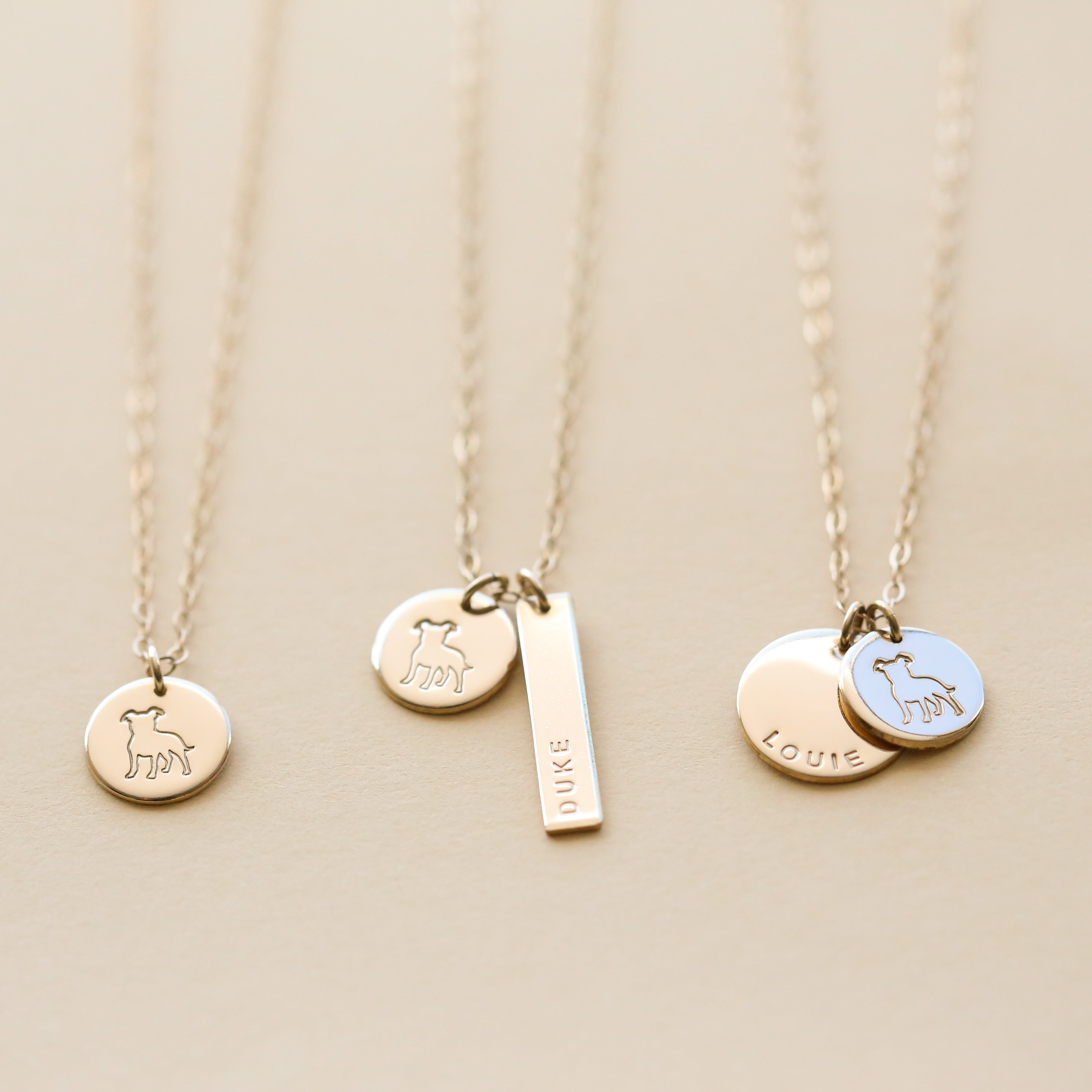 Puppy Love 13mm Pitbull Necklace