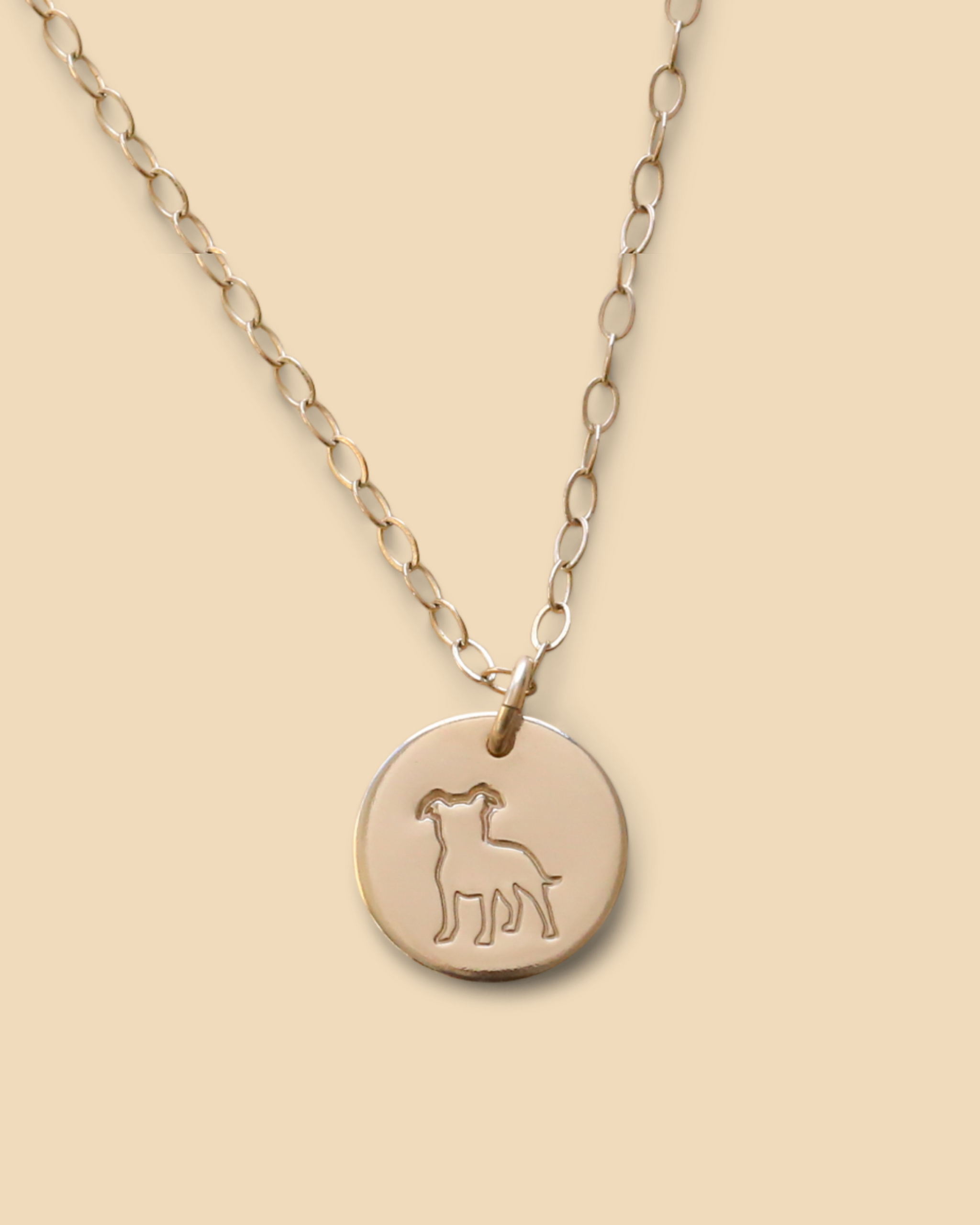 小物 DOUBLE MINI PITBULL CHAIN ( Order) Puppy Love 13mm Pitbull Necklace