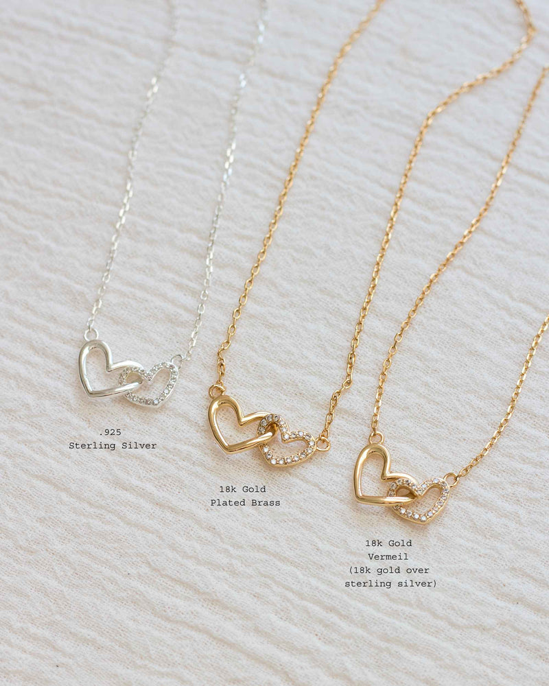 Linked Hearts Necklace • My Valentine