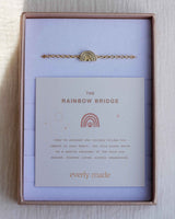 Rainbow Bridge Pet Loss Bracelet