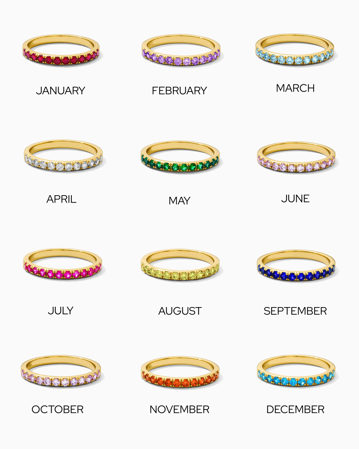 Petite Birthstone Ring