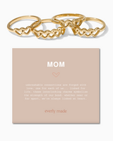 Linked Hearts Ring • Mom