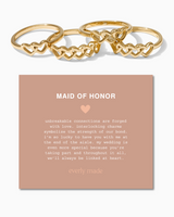 Linked Hearts Ring • Maid of honor