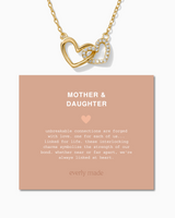 Linked Hearts Necklace • Mother & Daughter