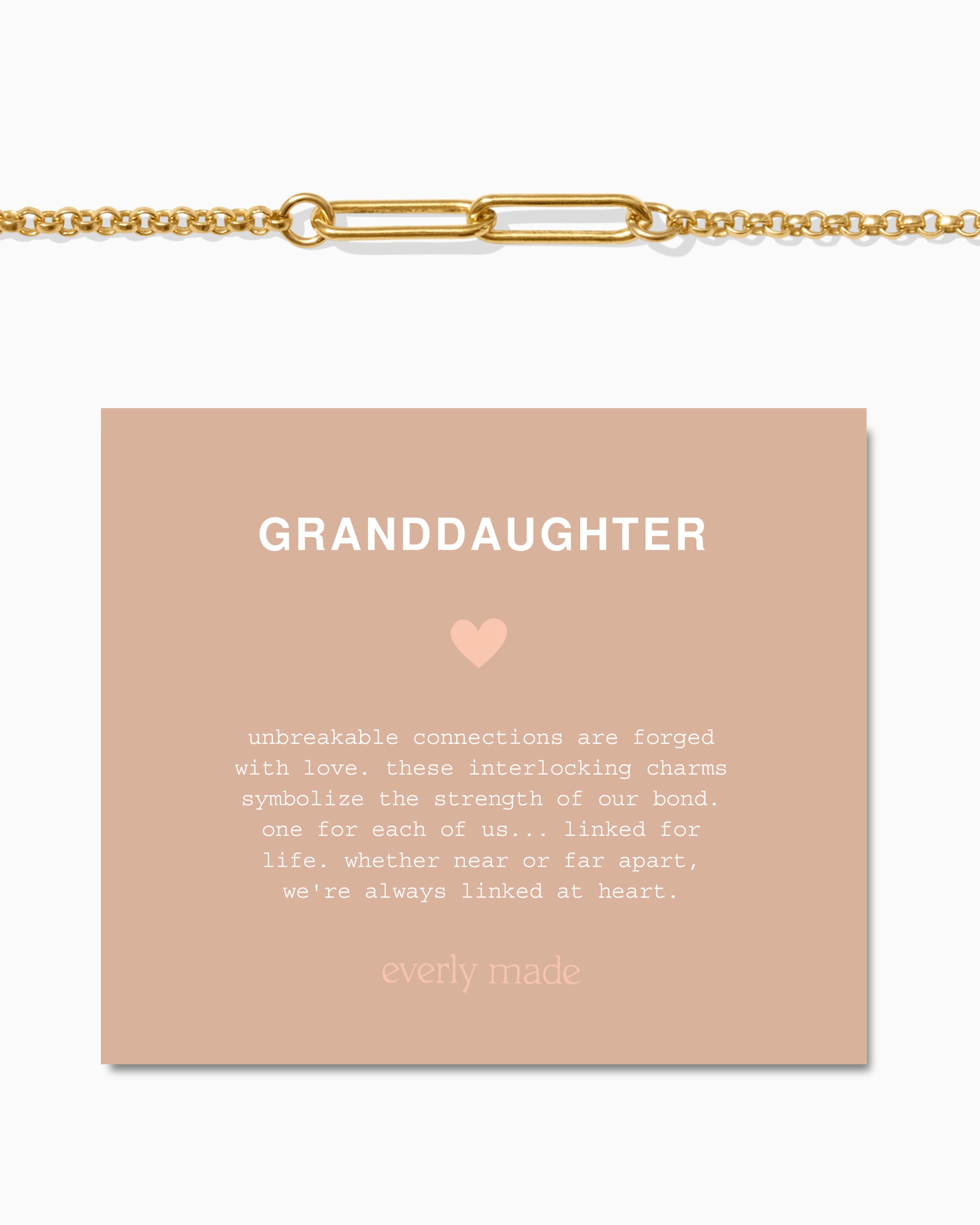 Linked Bracelet • Granddaughter