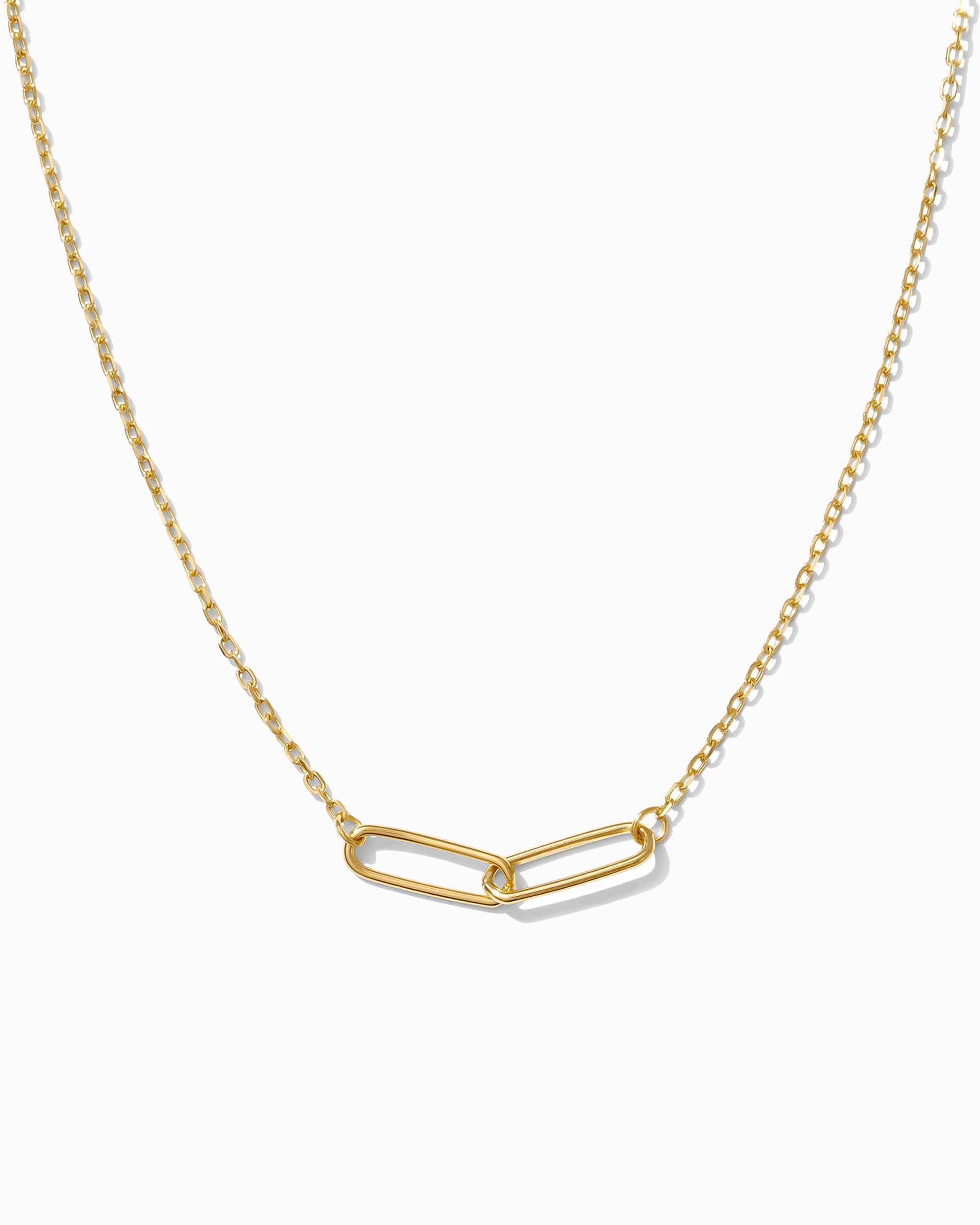 Linked Necklace • 18k Solid Gold