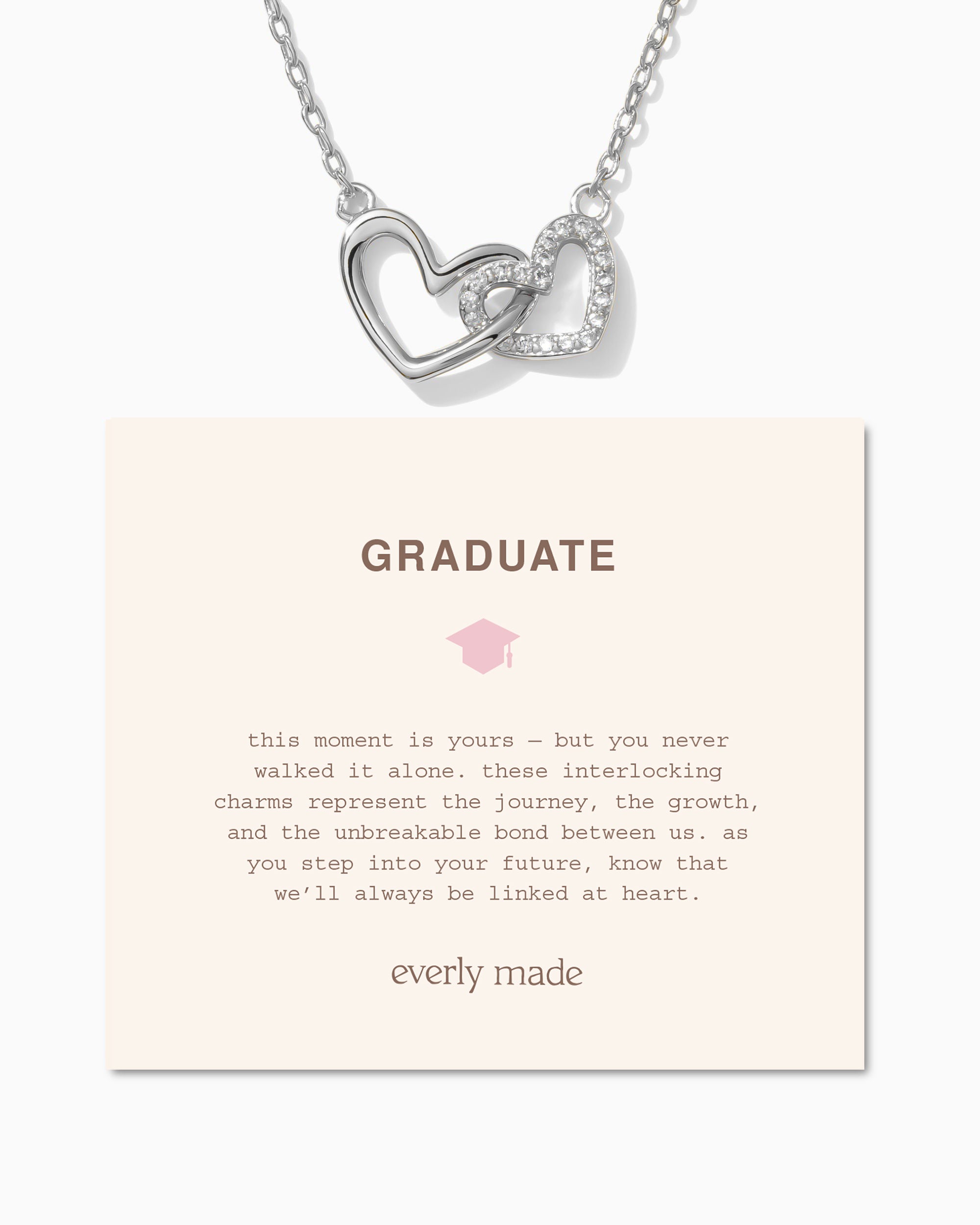 Linked Hearts Necklace • Graduate
