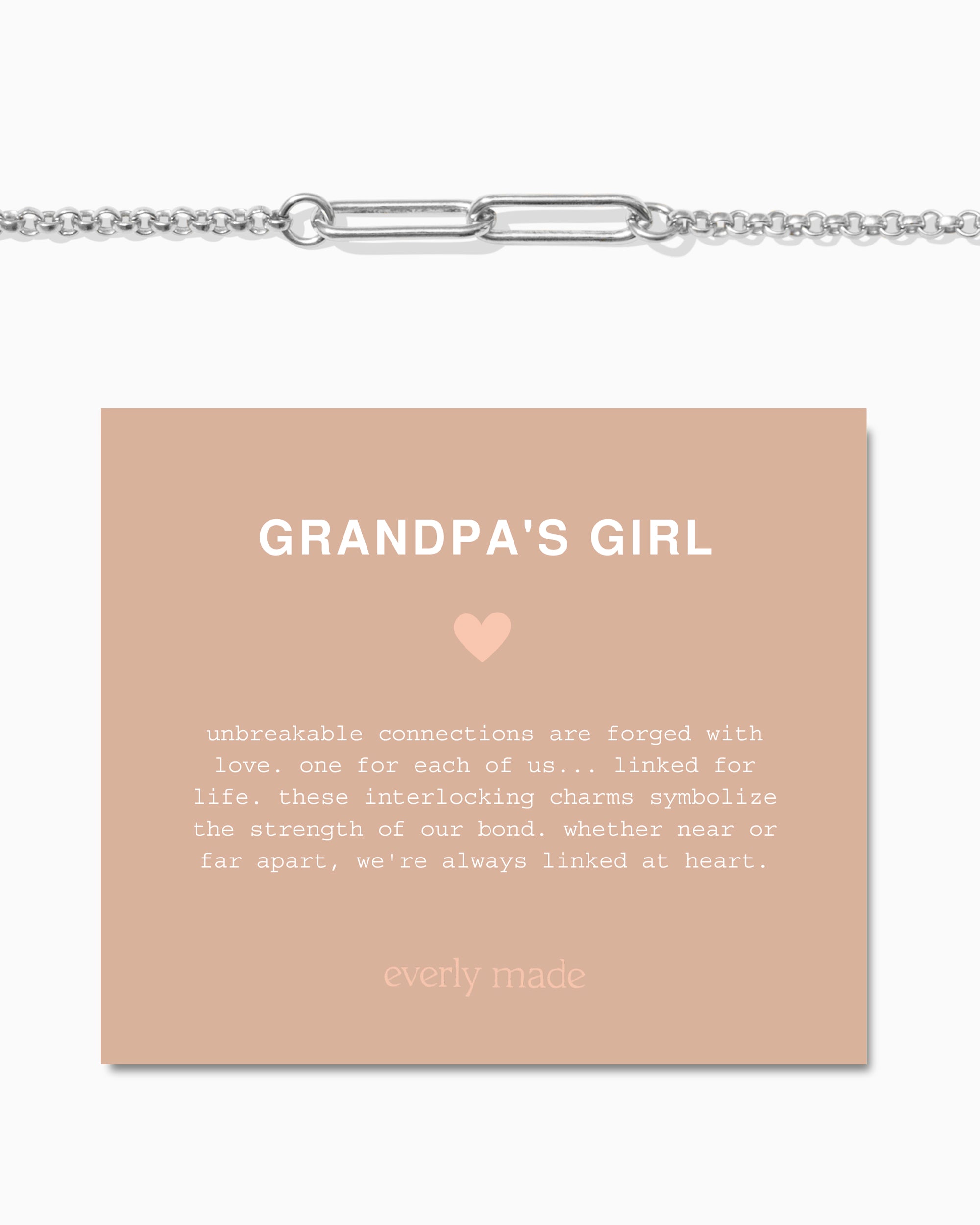 Linked Bracelet • Grandpa's Girl