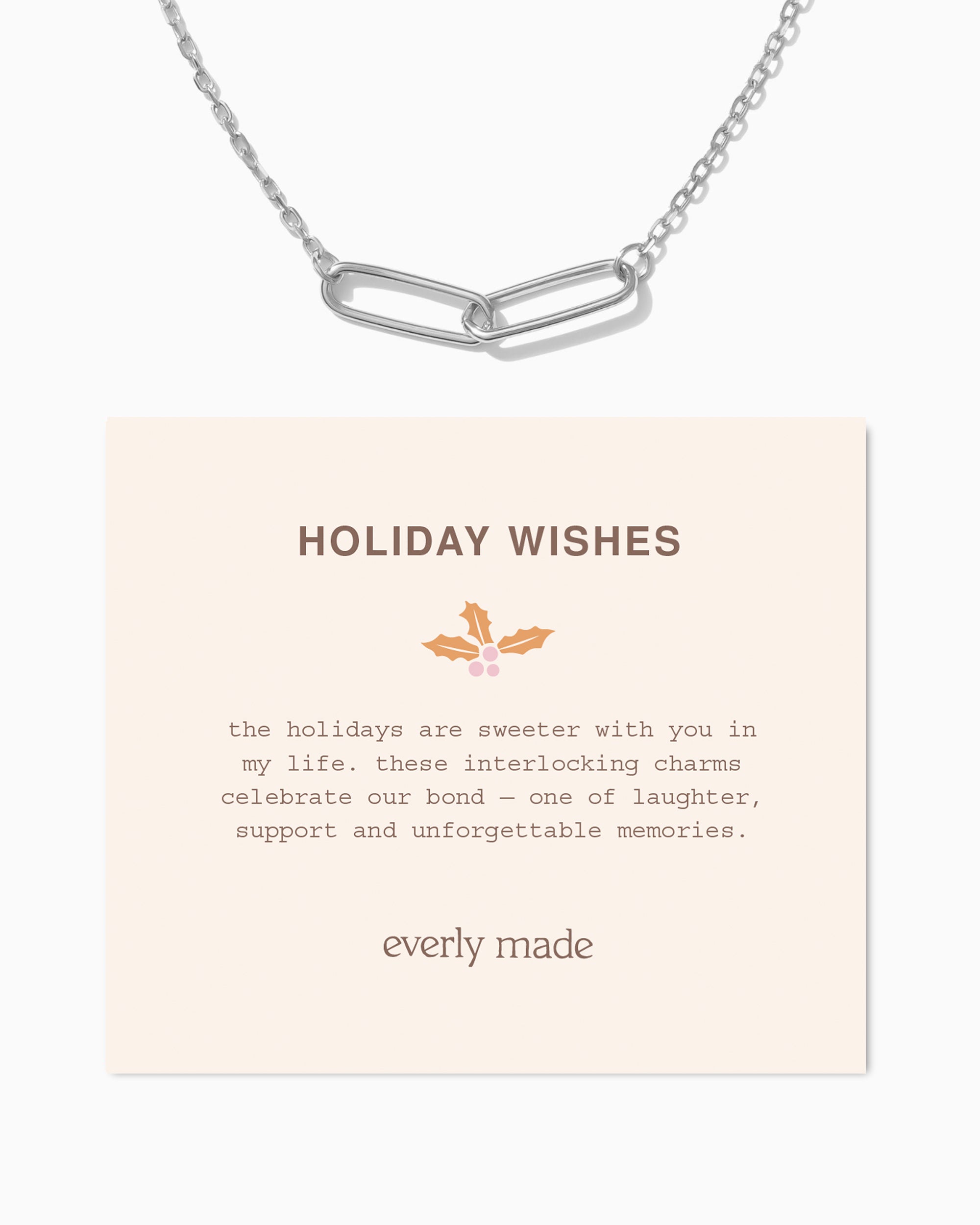 Linked Necklace • Holiday Wishes