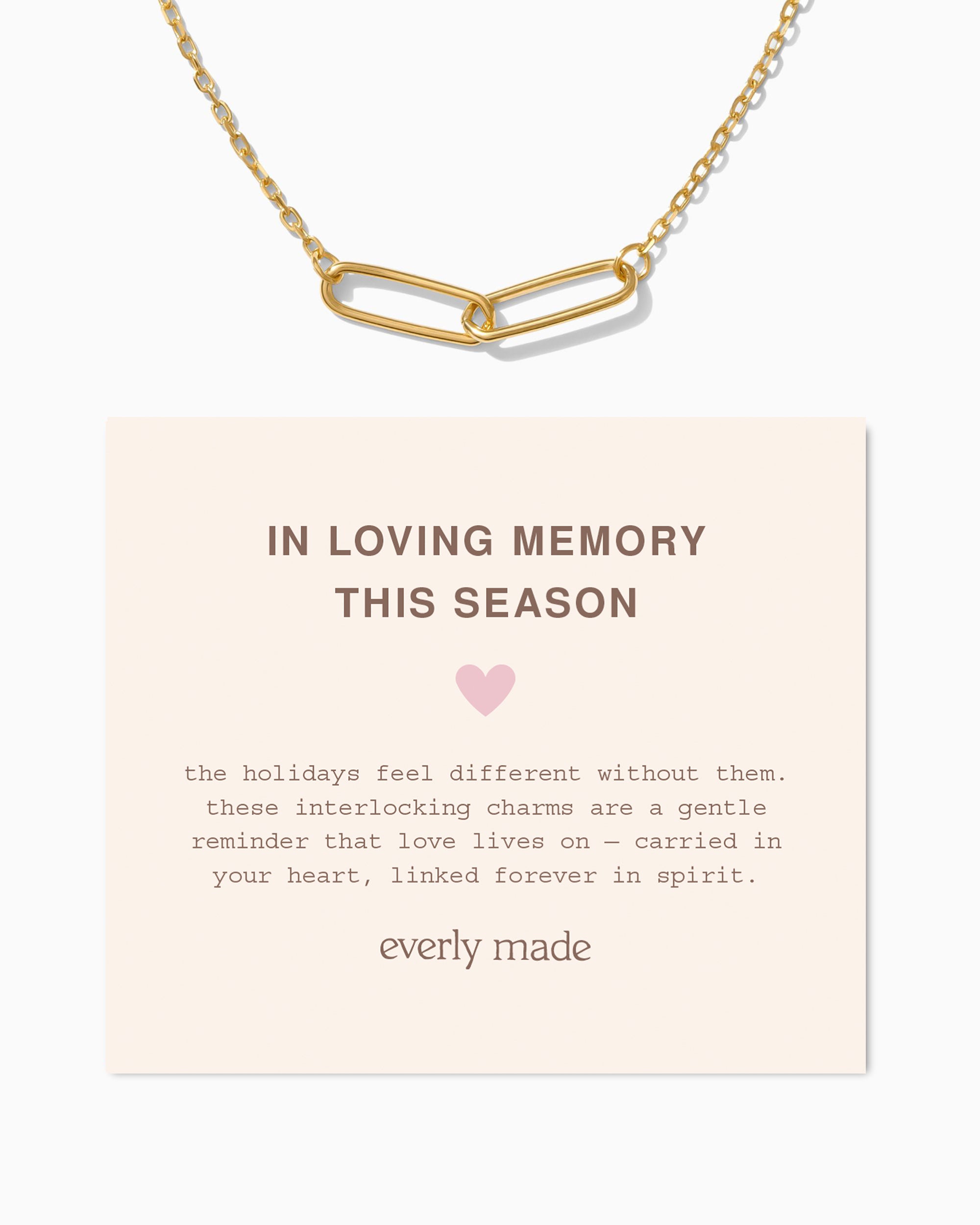 Linked Necklace • In Loving Memory This Season
