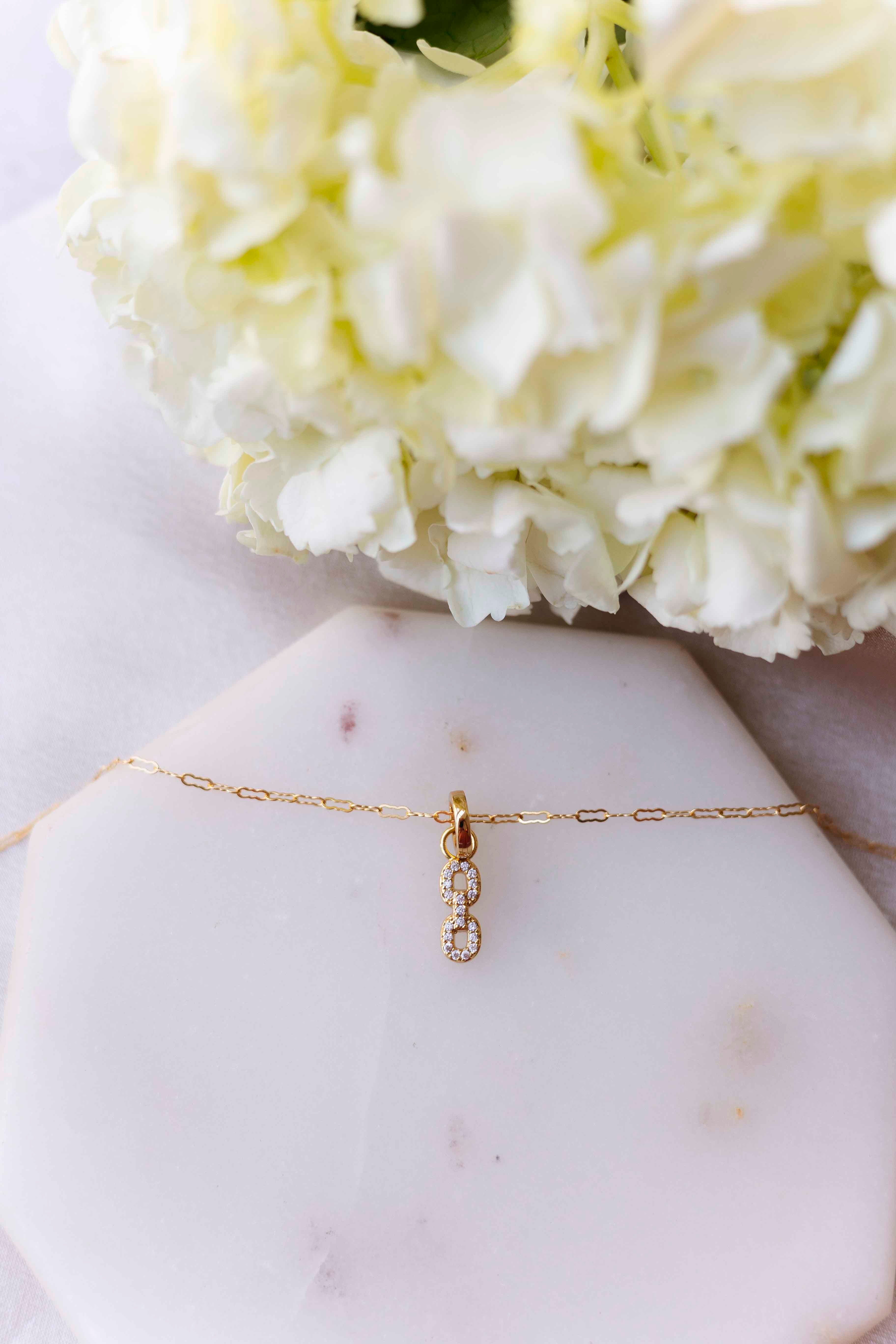 Pavé Linked Clarke Charm