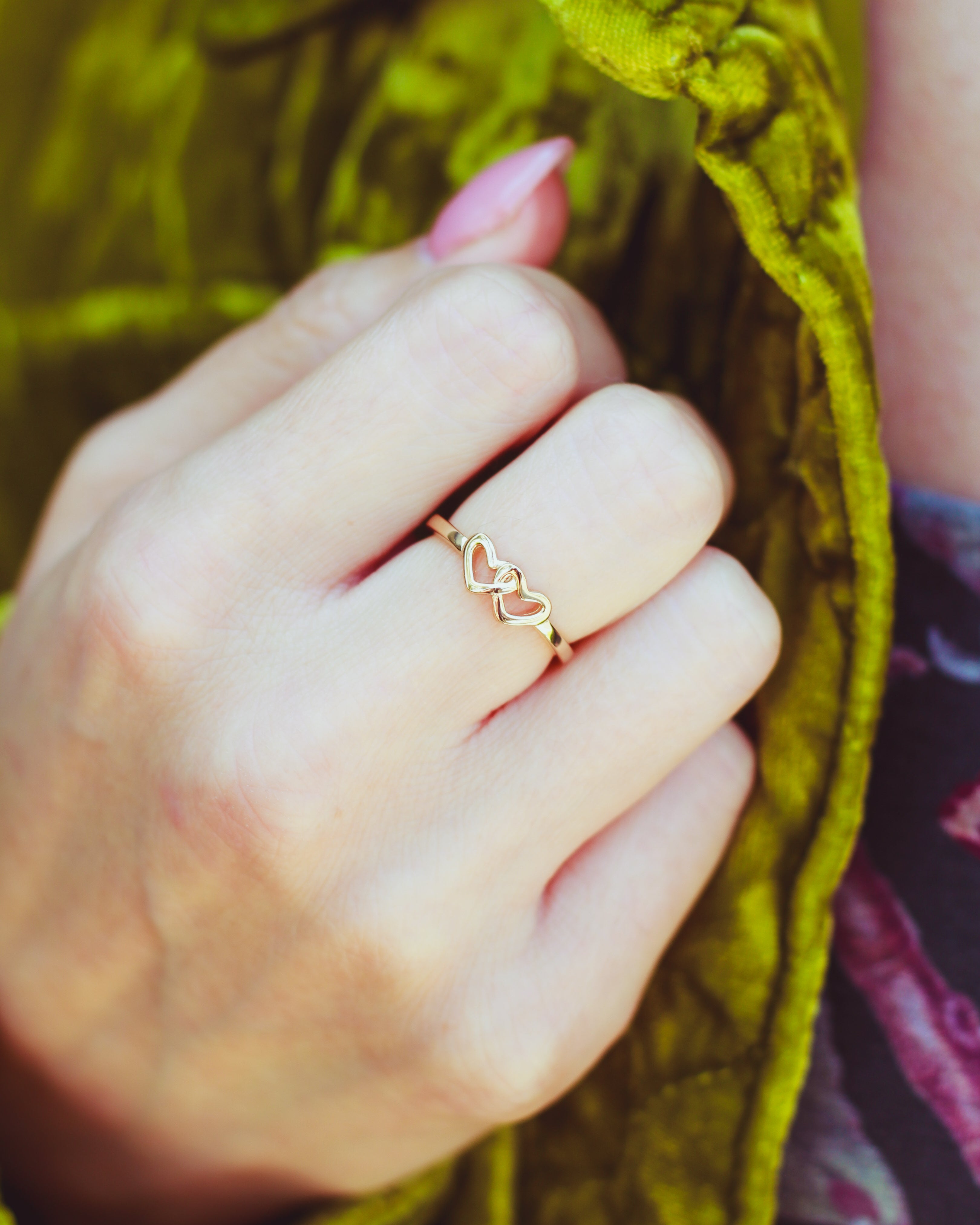 Linked Hearts Ring • Graduate