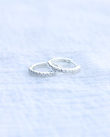 Kelsey 15mm Pave Hoop Earrings