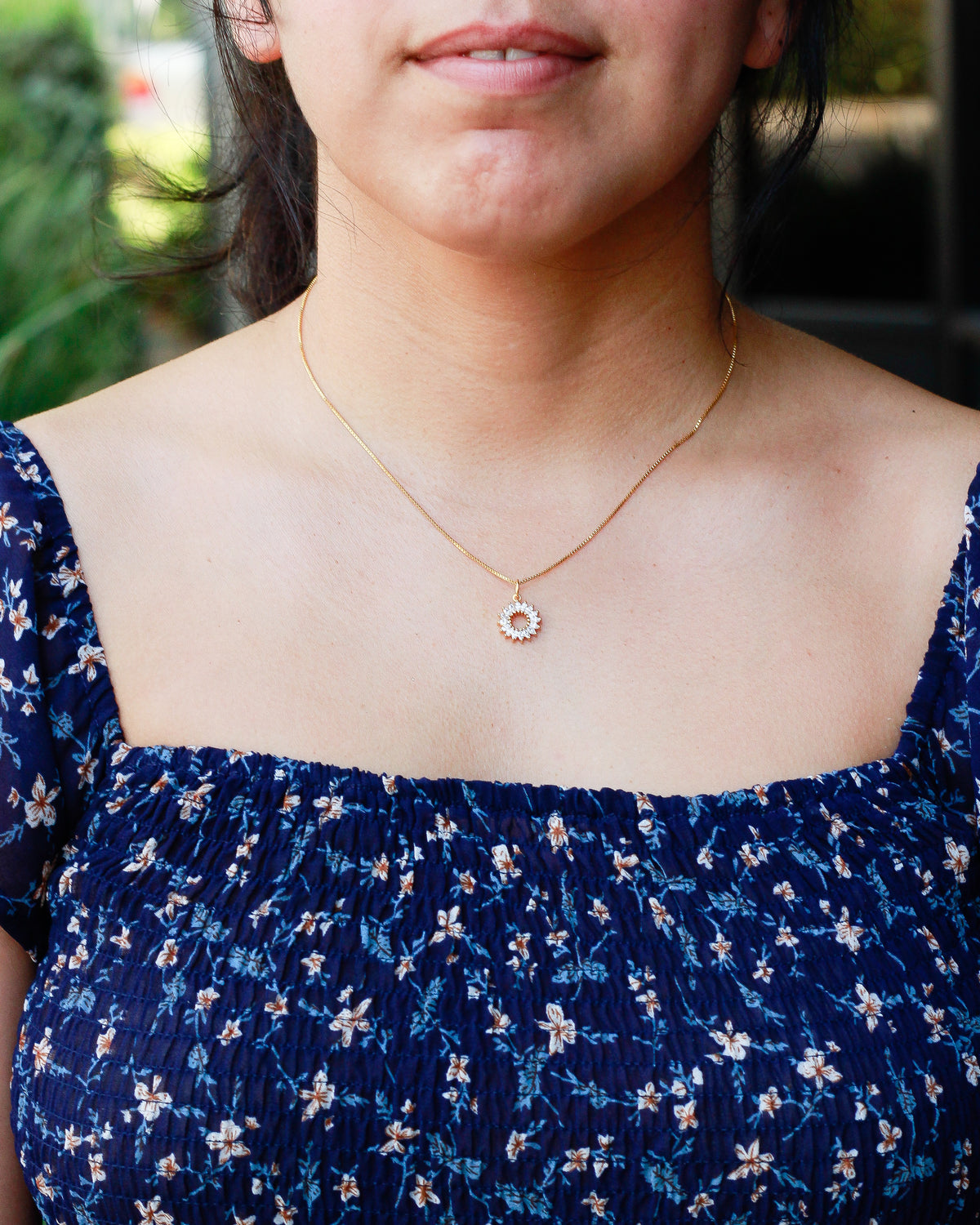 Marquise Sun Charm (Final Sale)