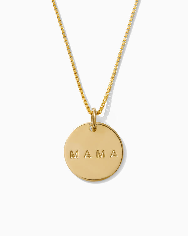 12mm Mama Disc Necklace