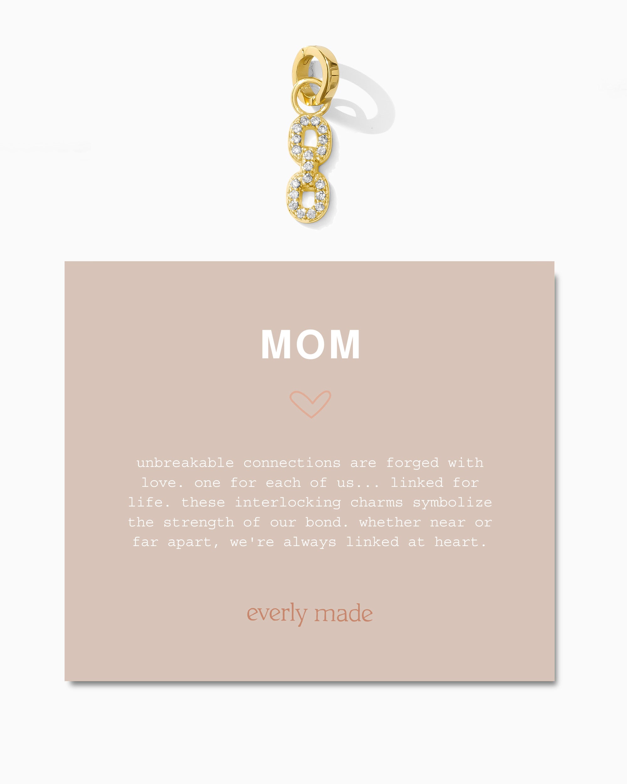 Pavé Linked Clarke Charm • Mom