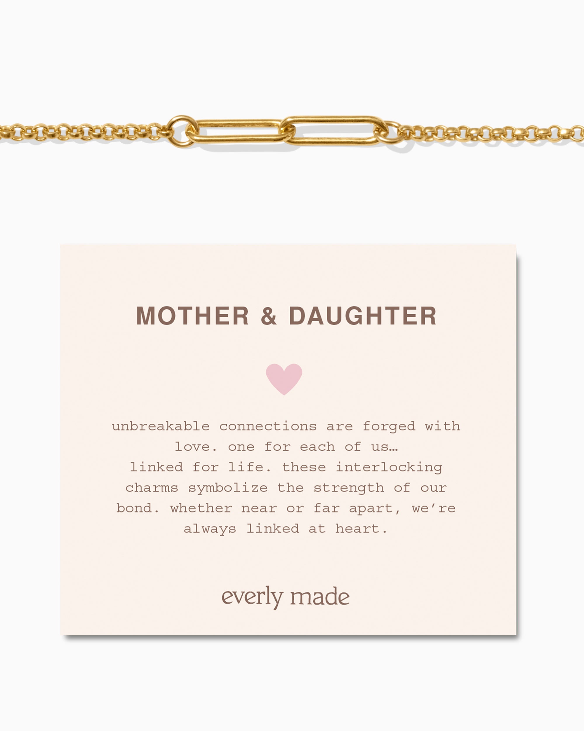Linked Bracelet • Mother & Daughter