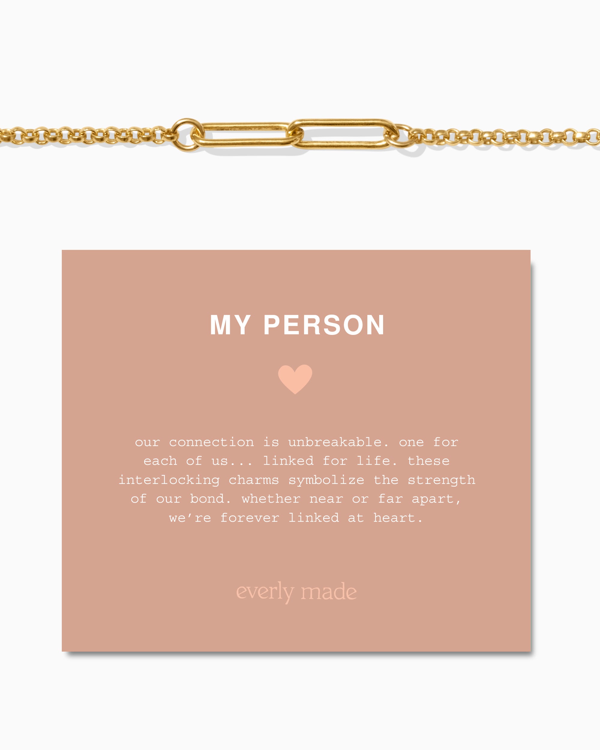 Linked Bracelet • My Person