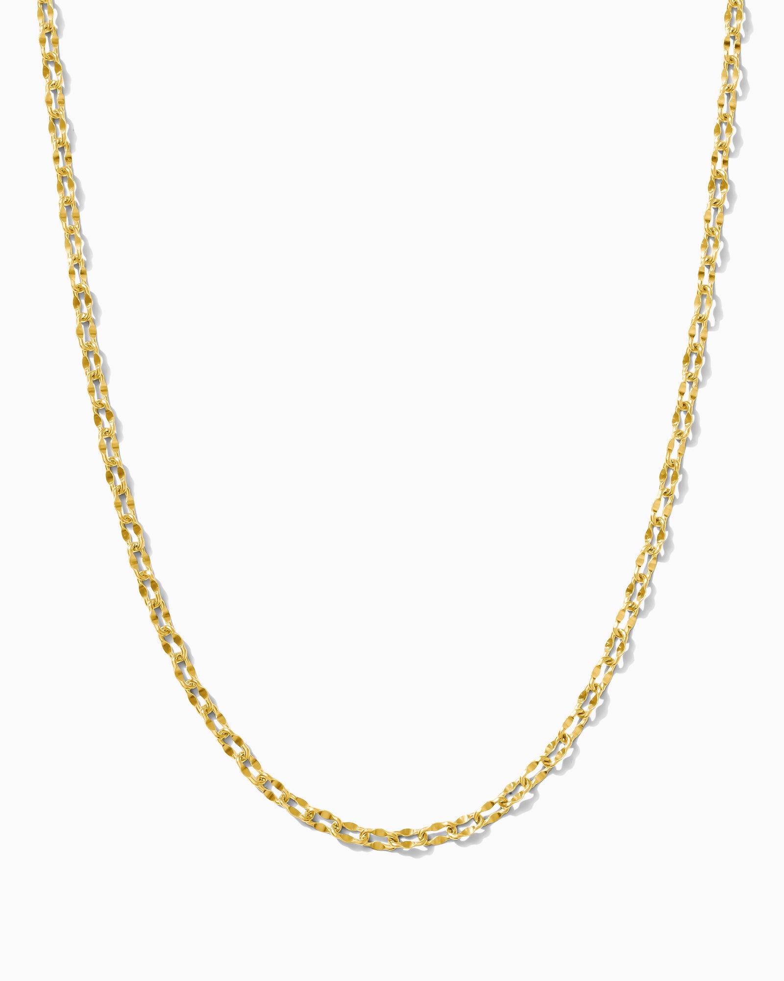 Delaney Dapped Cable Chain Necklace