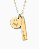 Love and Devotion Pitbull Necklace