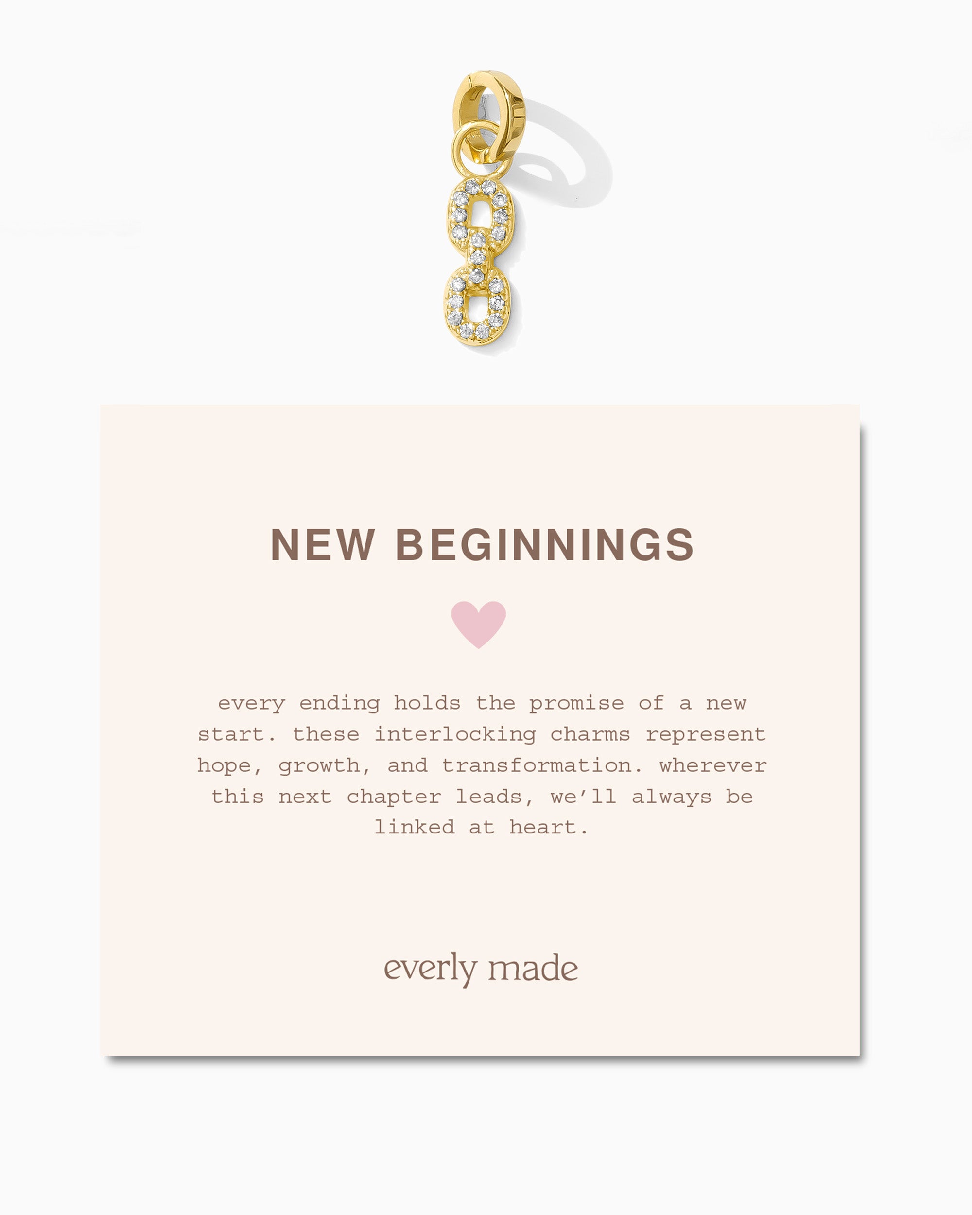 Pavé Linked Clarke Charm • New Beginnings