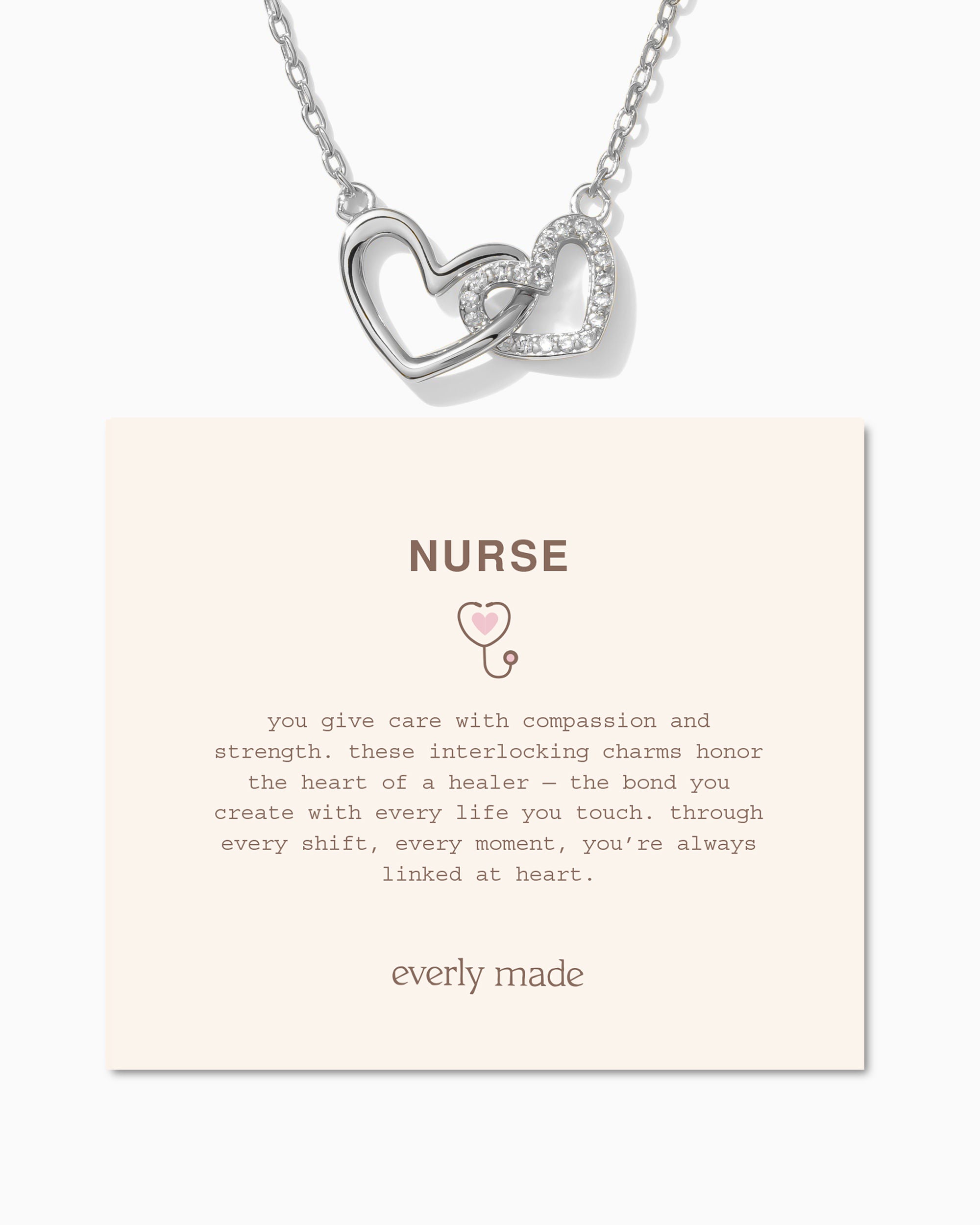 Linked Hearts Necklace • Nurse