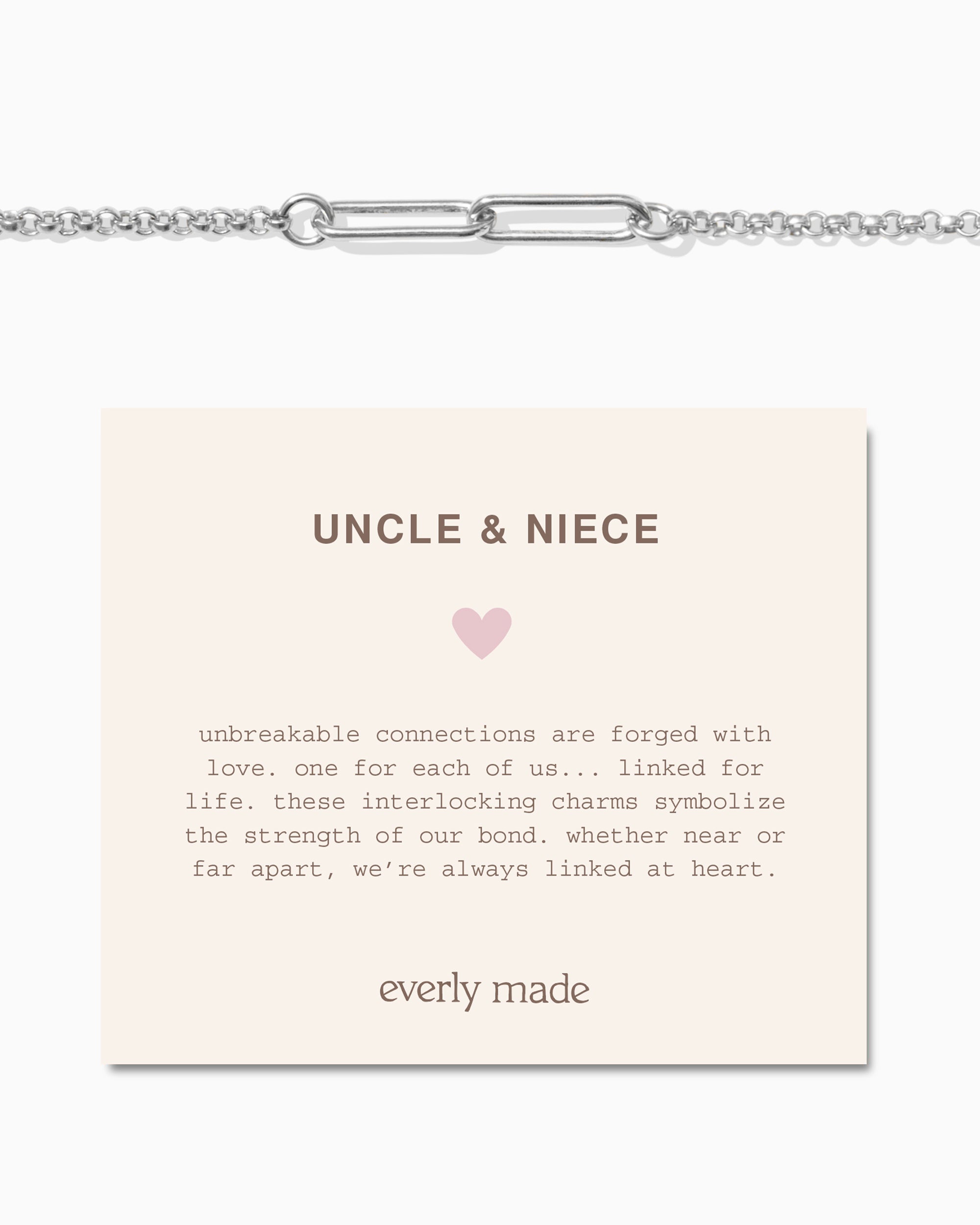 Linked Bracelet • Uncle & Niece