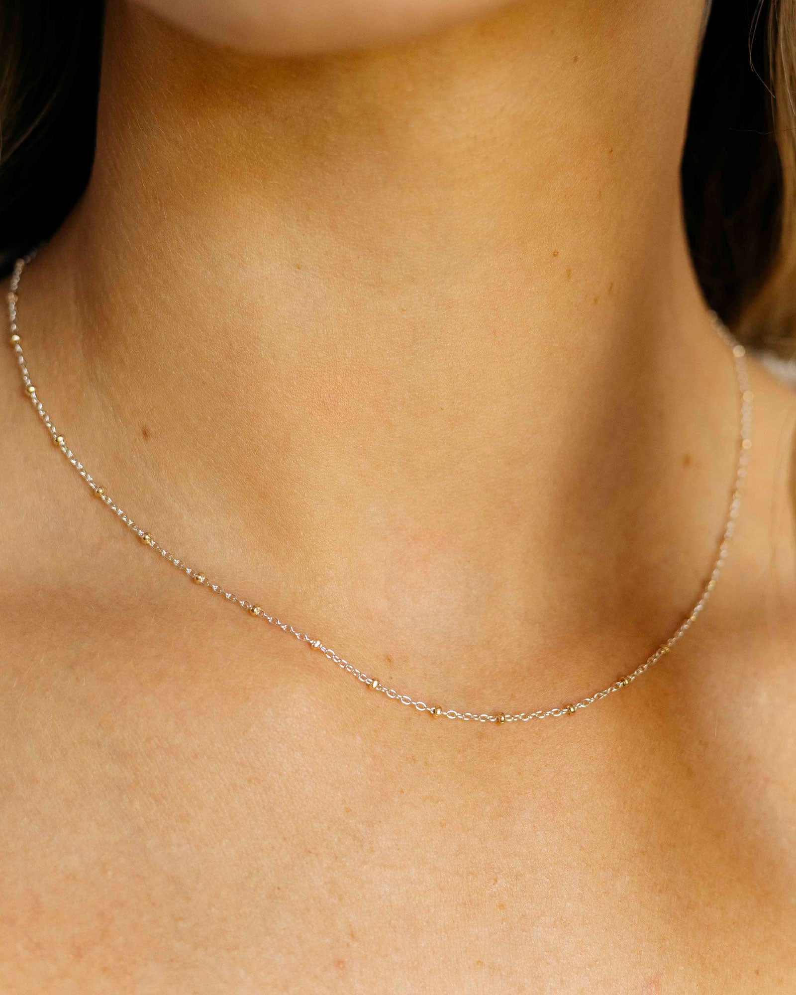 Solene Satellite Chain Necklace
