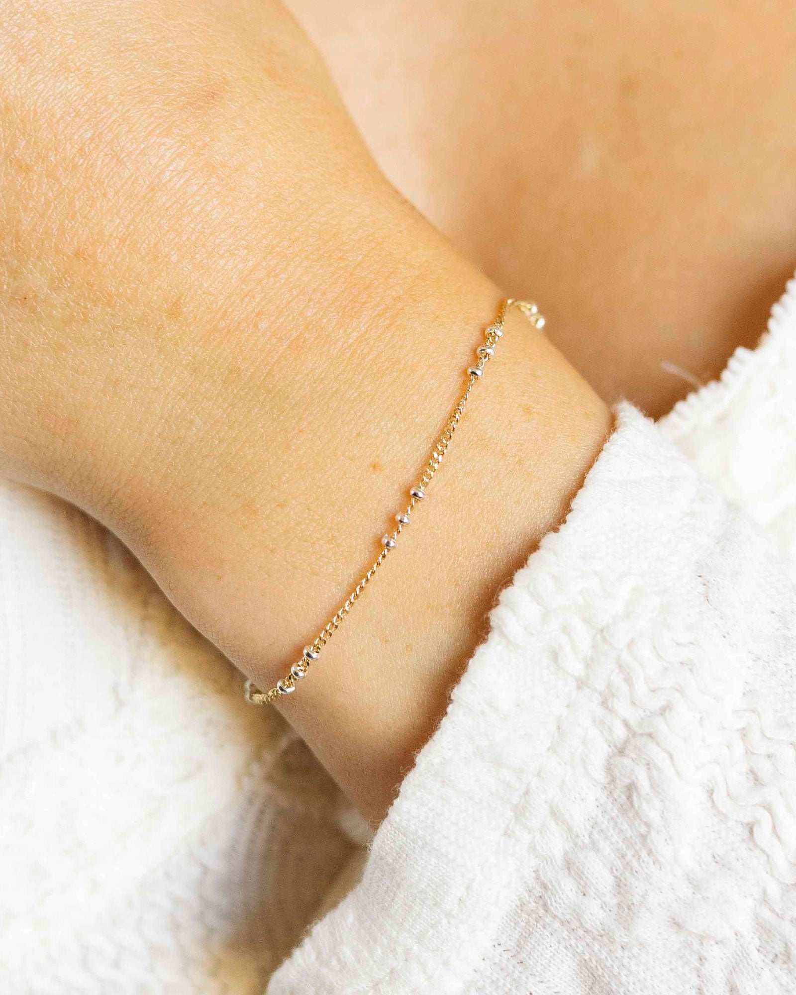 Talia Triple Satellite Chain Bracelet