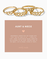 Linked Hearts Ring • Aunt & Niece