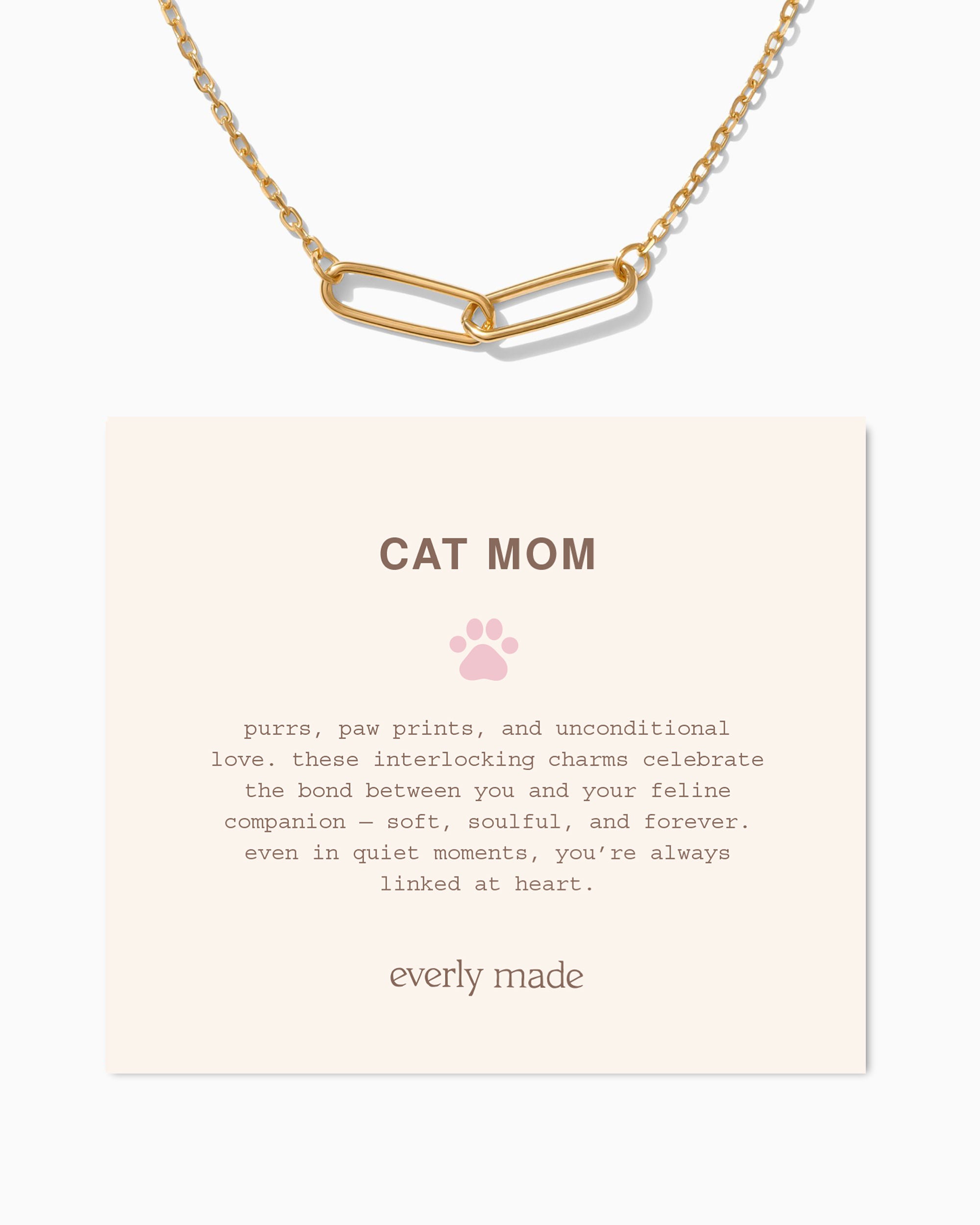 Linked Necklace • Cat Mom