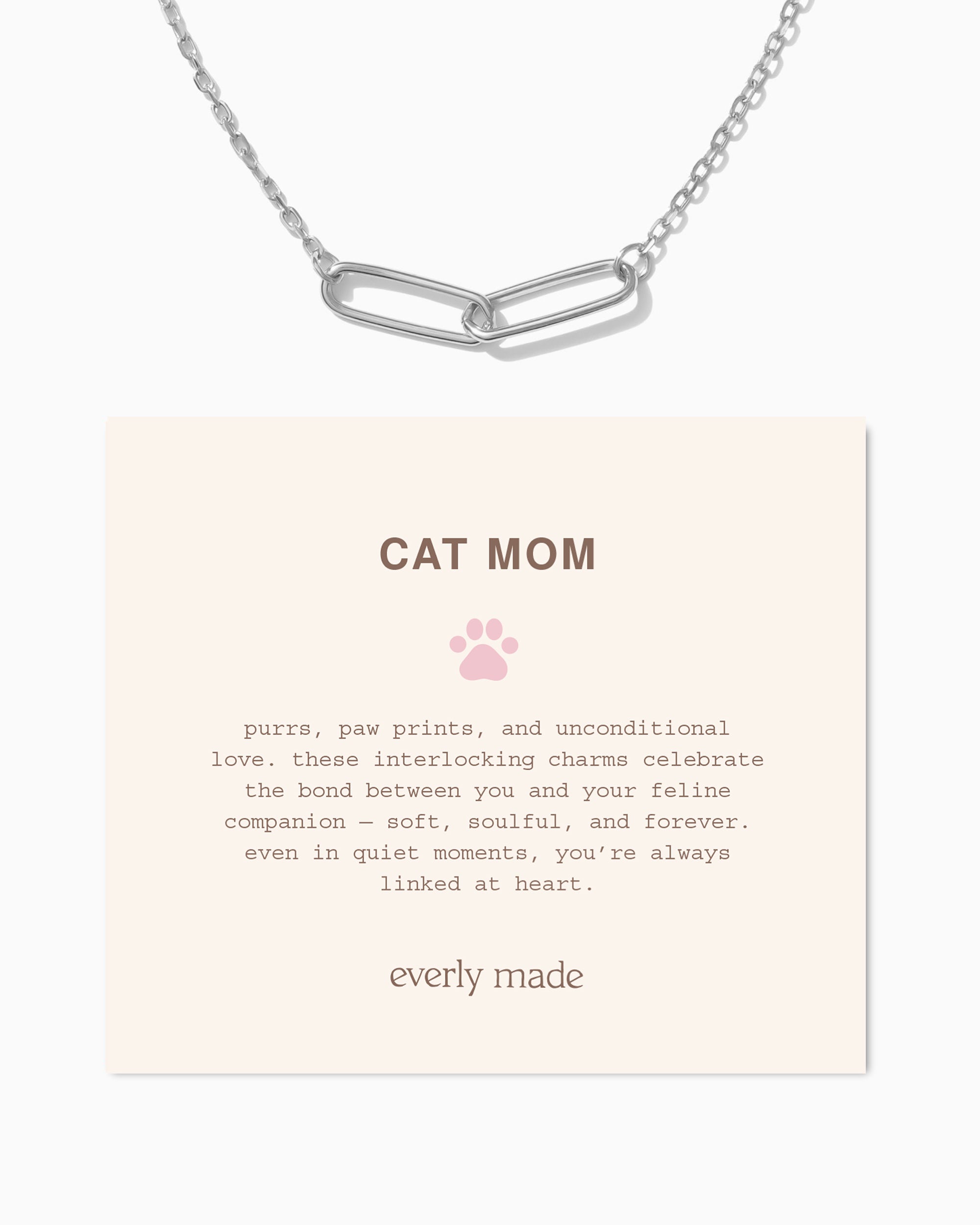 Linked Necklace • Cat Mom