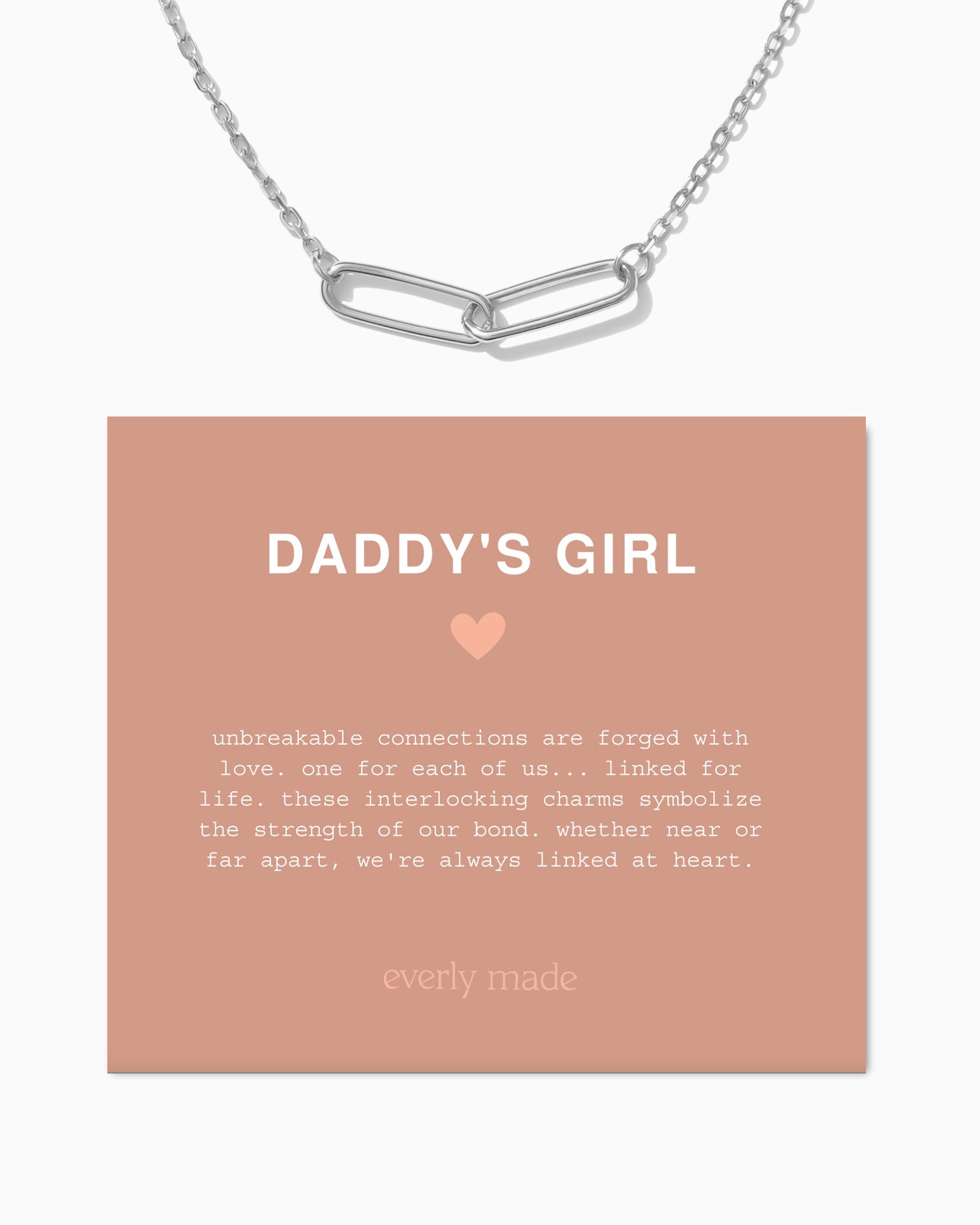 Charm Papa's Girl Necklace Daddy's Girl Pendant Necklace Shop - Main Image