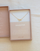 Linked Hearts Necklace • Daughter
