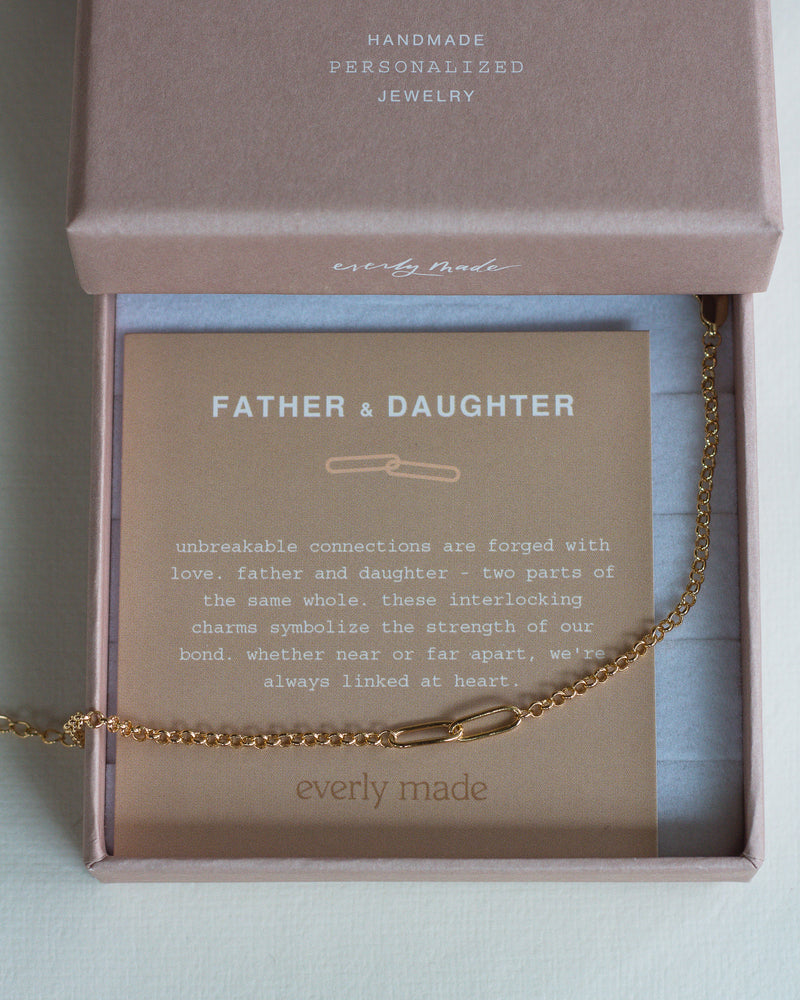 Linked Bracelet • Father & Daughter