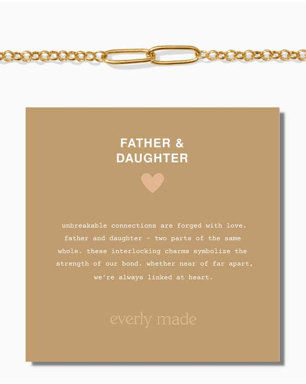 Linked Bracelet • Father & Daughter