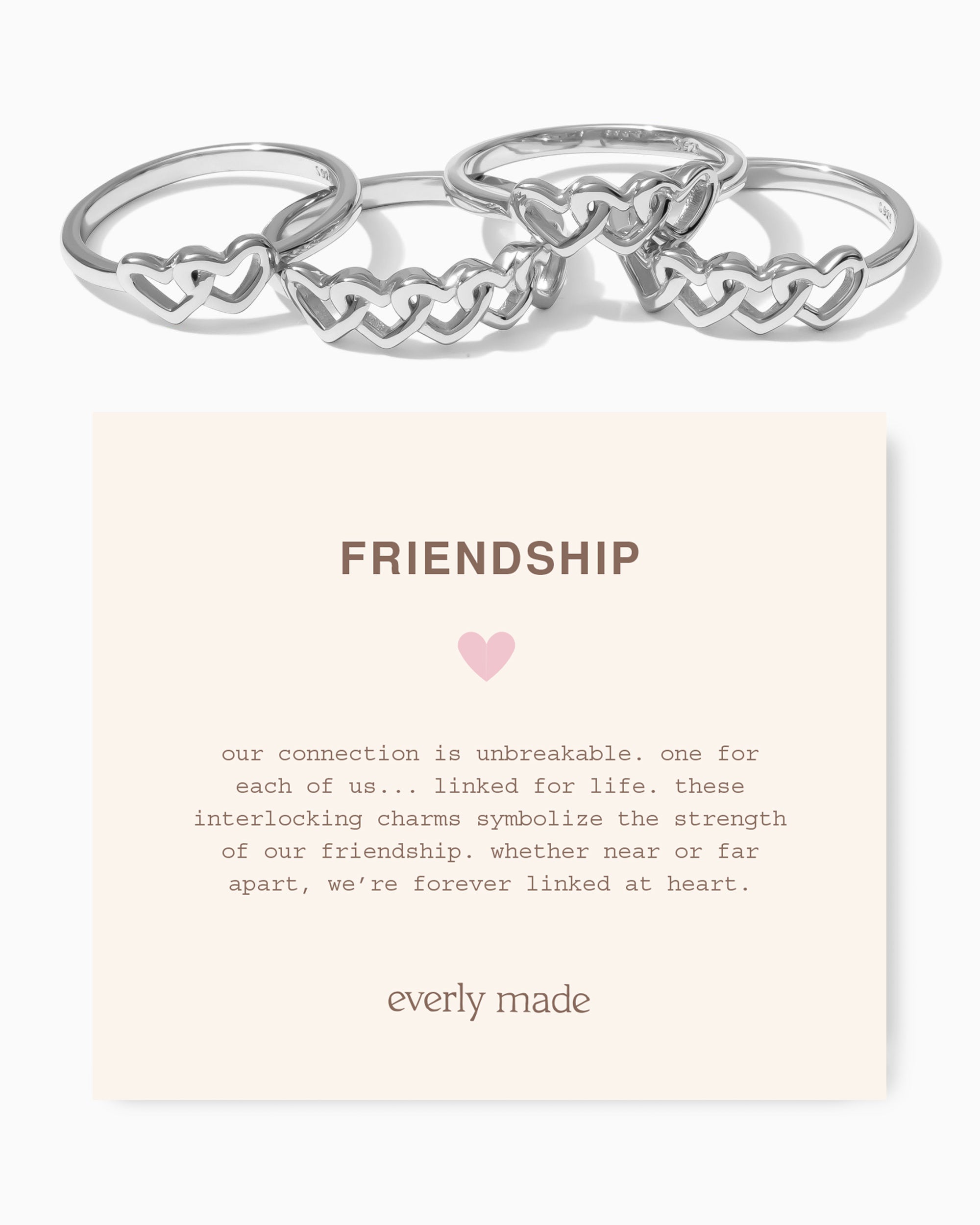 Linked Hearts Ring • Friendship