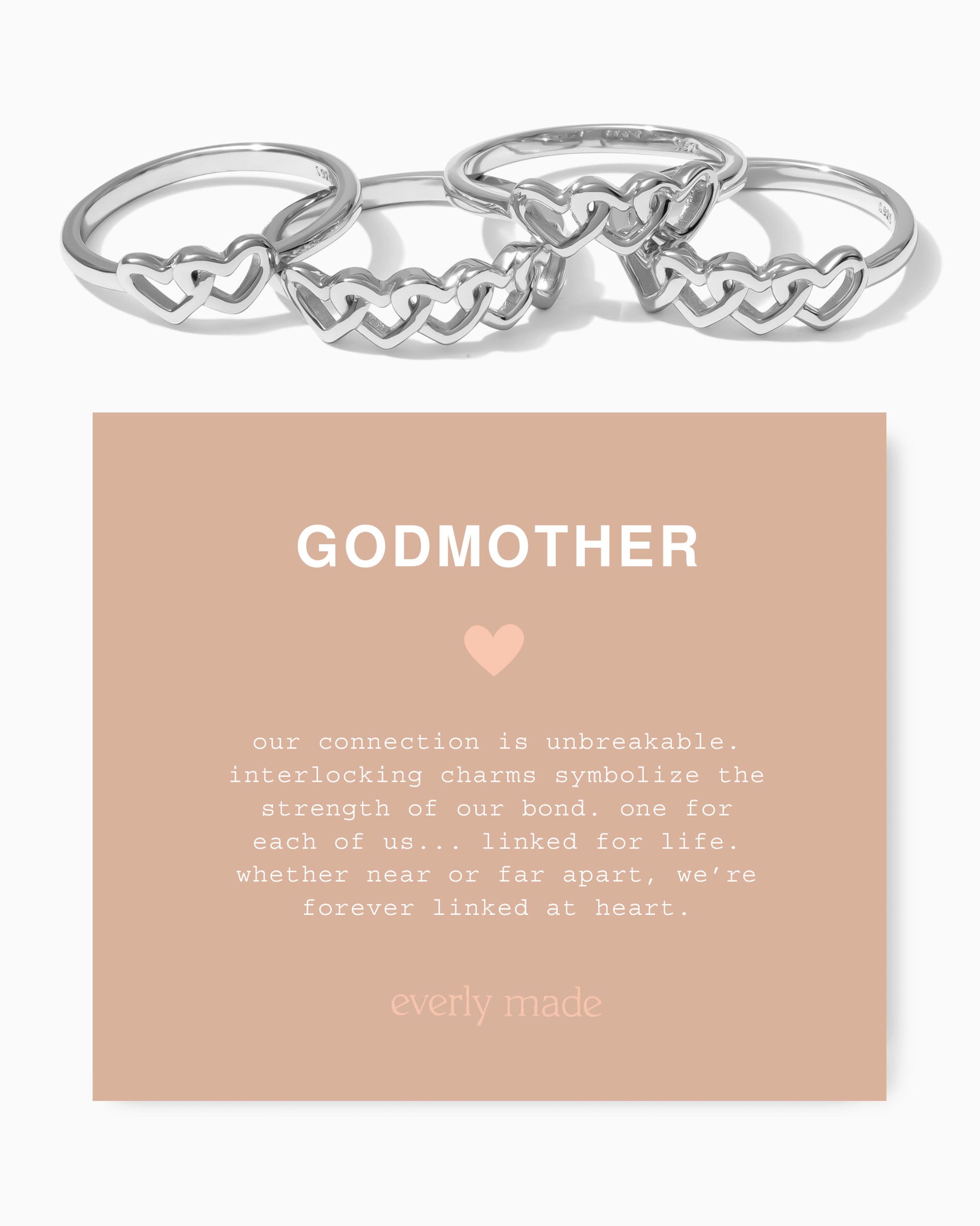 Linked Hearts Ring • Godmother